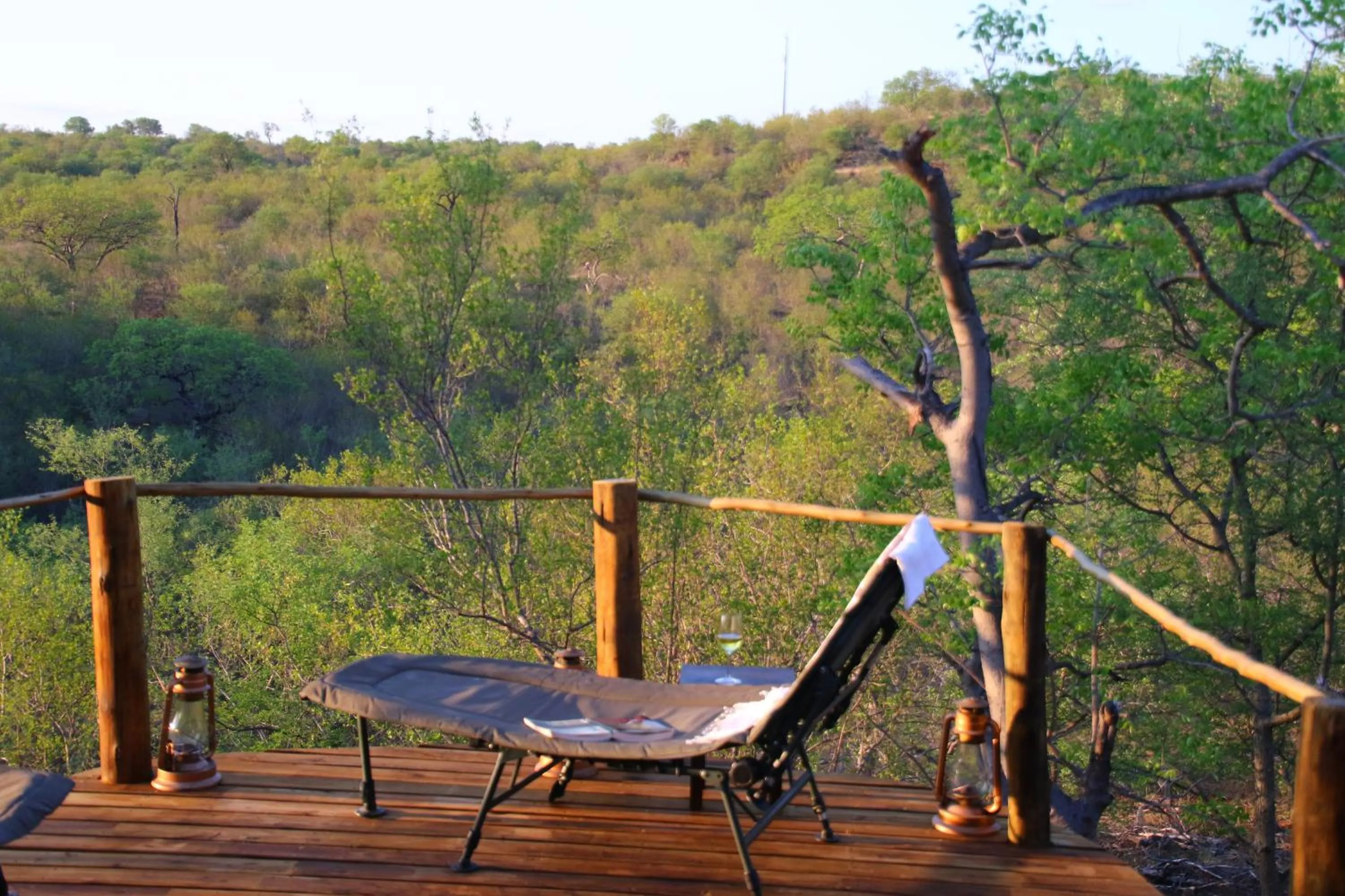 Balcony/Terrace in Parsons Hilltop Safari Camp