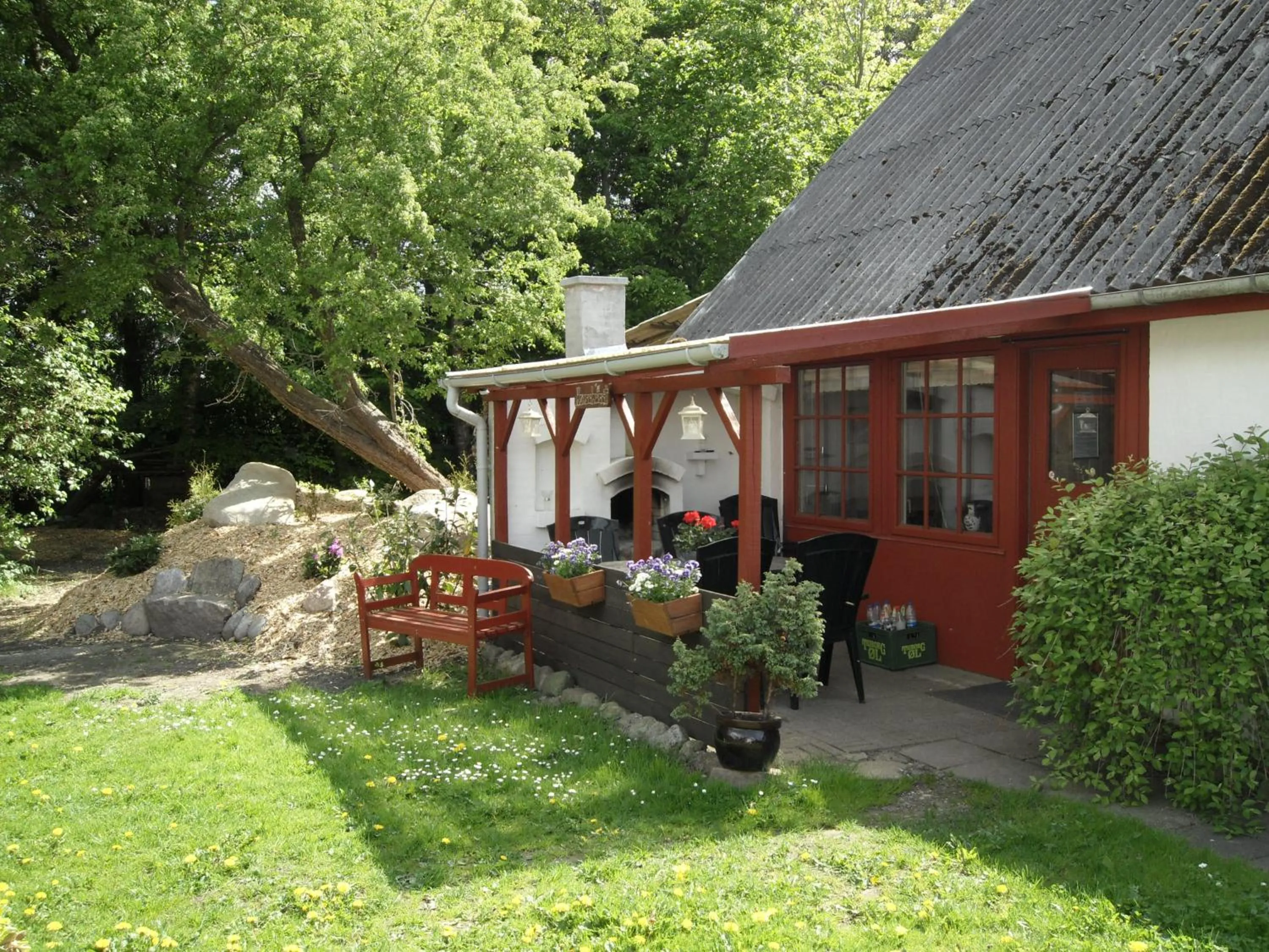 Facade/entrance in Lille Degnbøl Holiday House