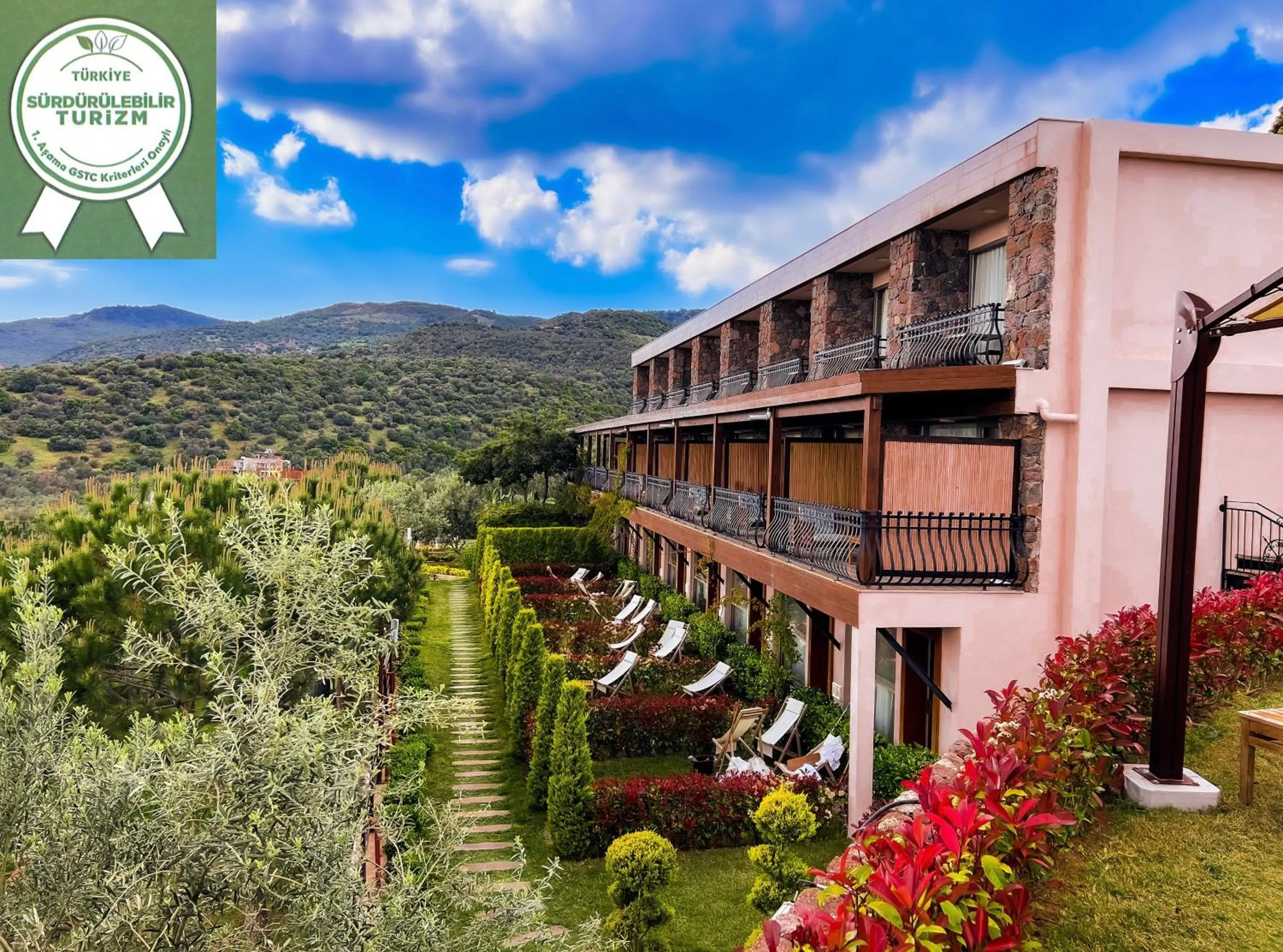 Property building in Assos Longevity Hotel