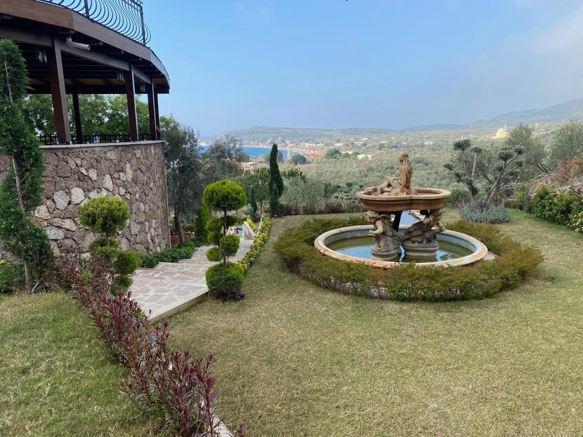 Garden in Assos Longevity Hotel