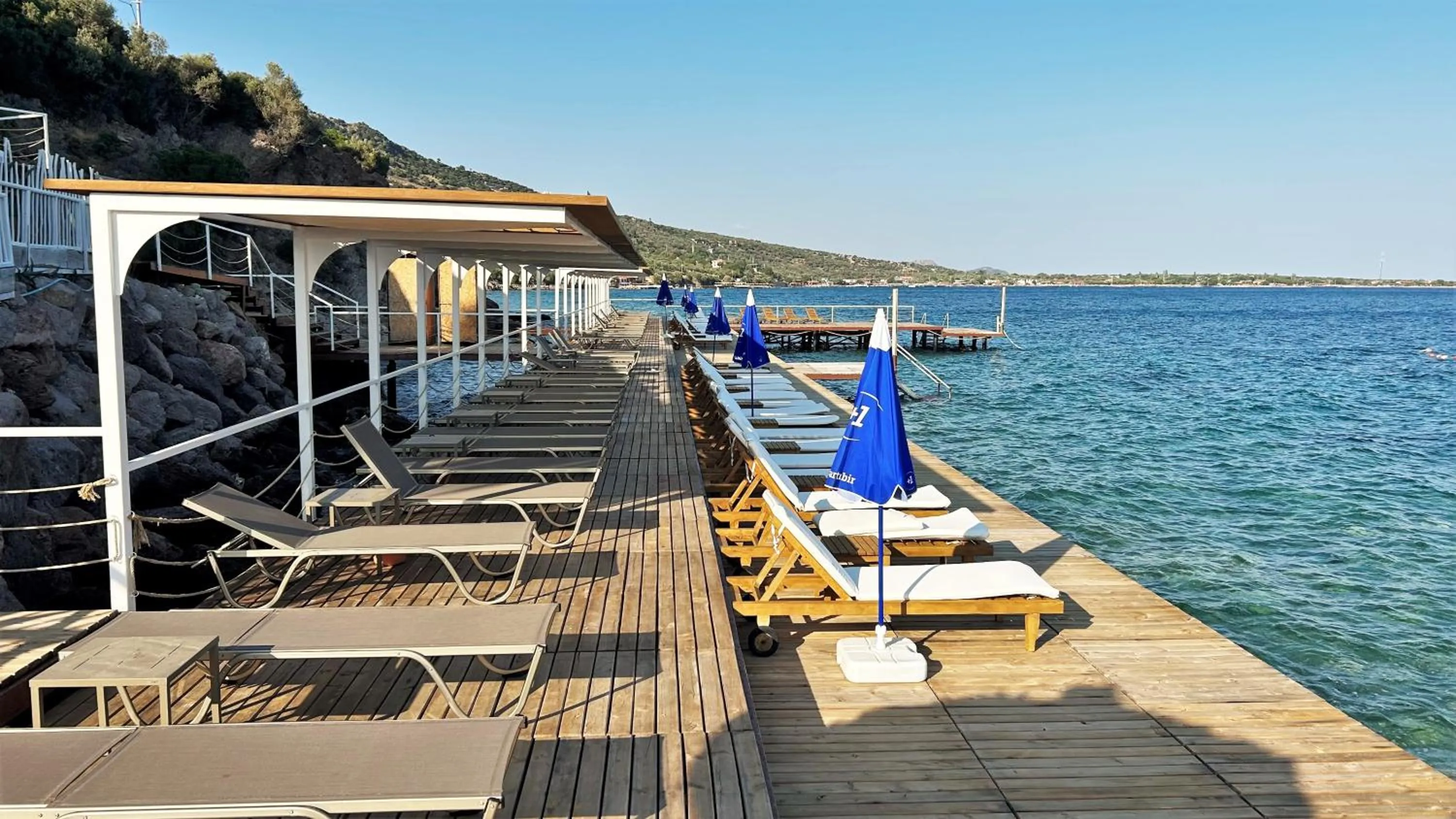 Beach in Assos Longevity Hotel