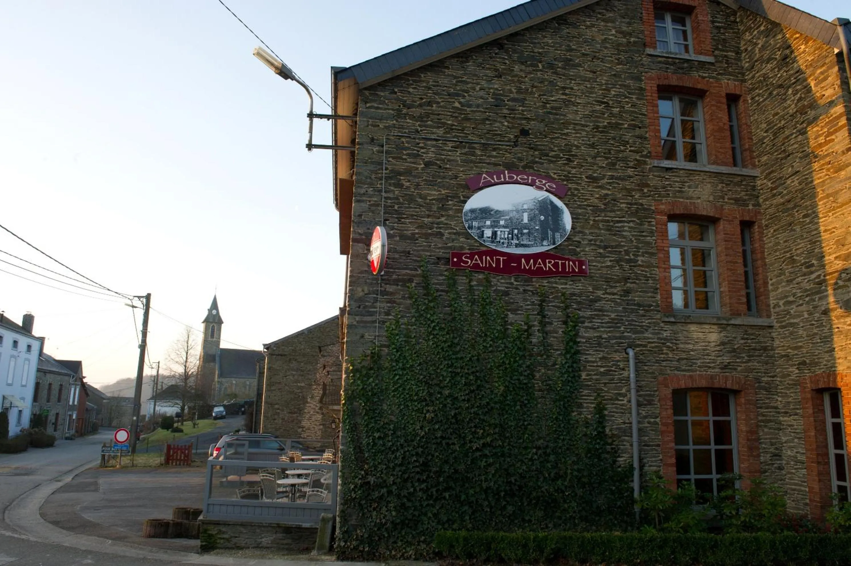 Decorative detail in Auberge Saint-Martin