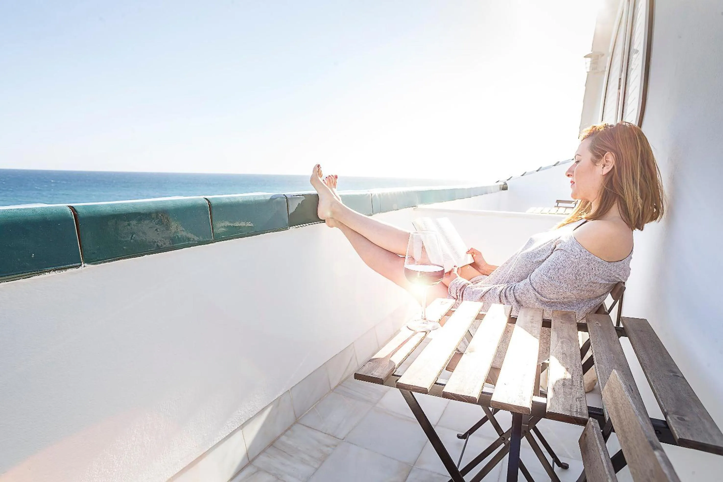 Balcony/Terrace in Labreña Hotel