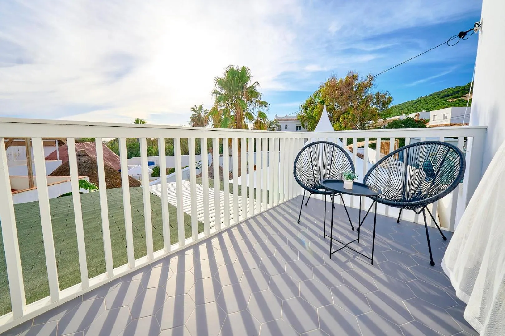 Balcony/Terrace in Labreña Hotel