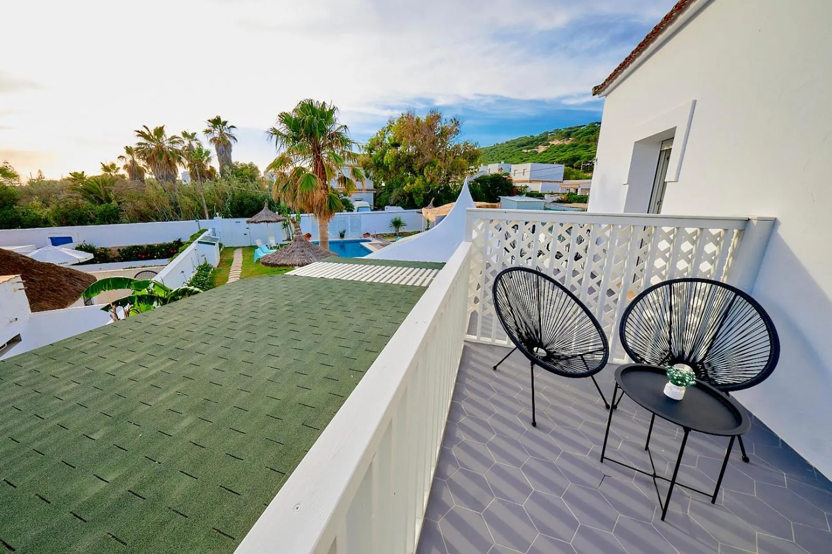 Balcony/Terrace in Labreña Hotel