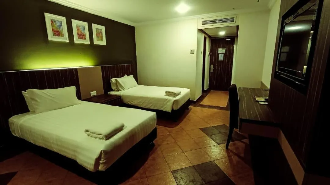 Bed in De Rhu Beach Resort