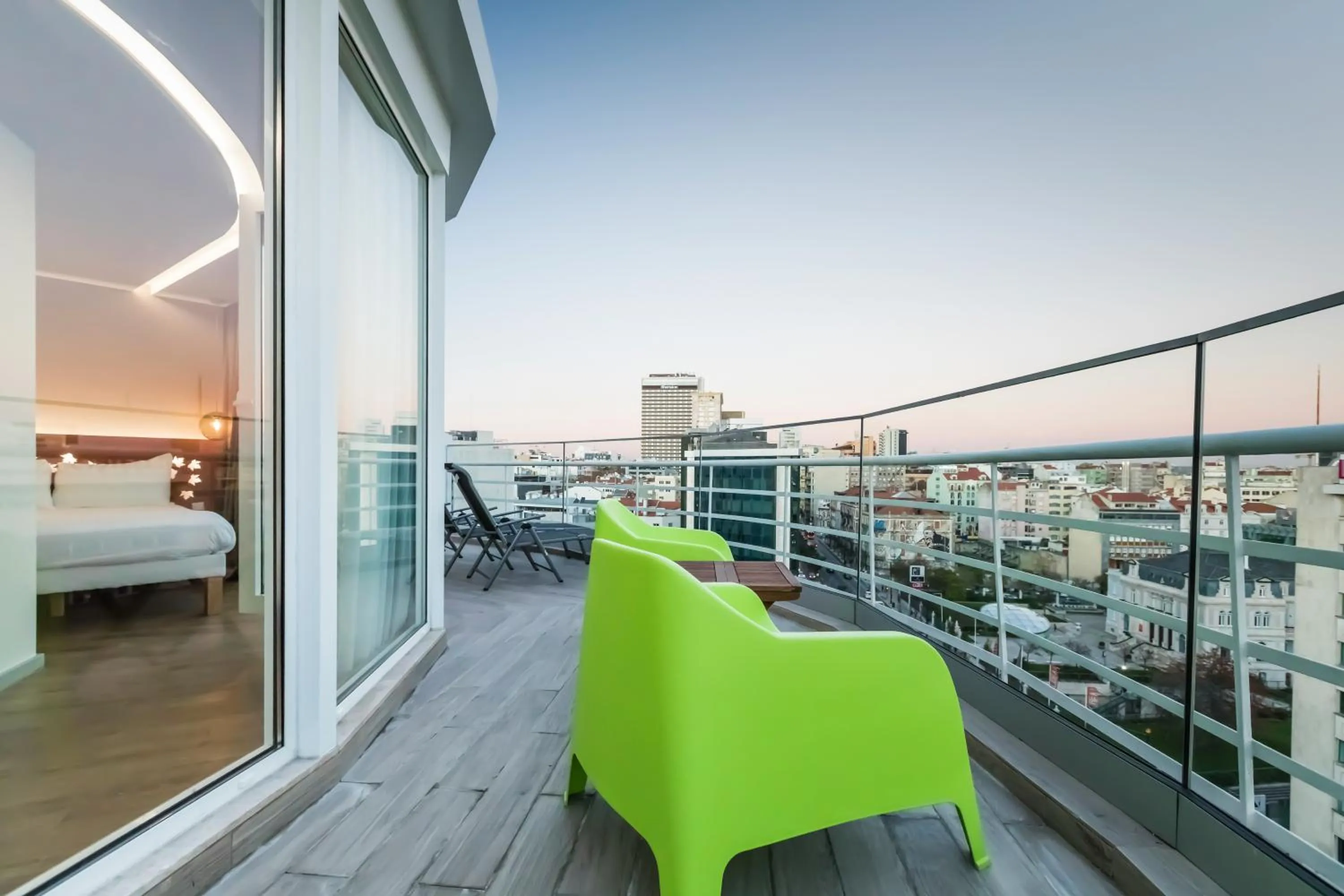 Balcony/Terrace in Ibis Styles Lisboa Centro Marquês de Pombal