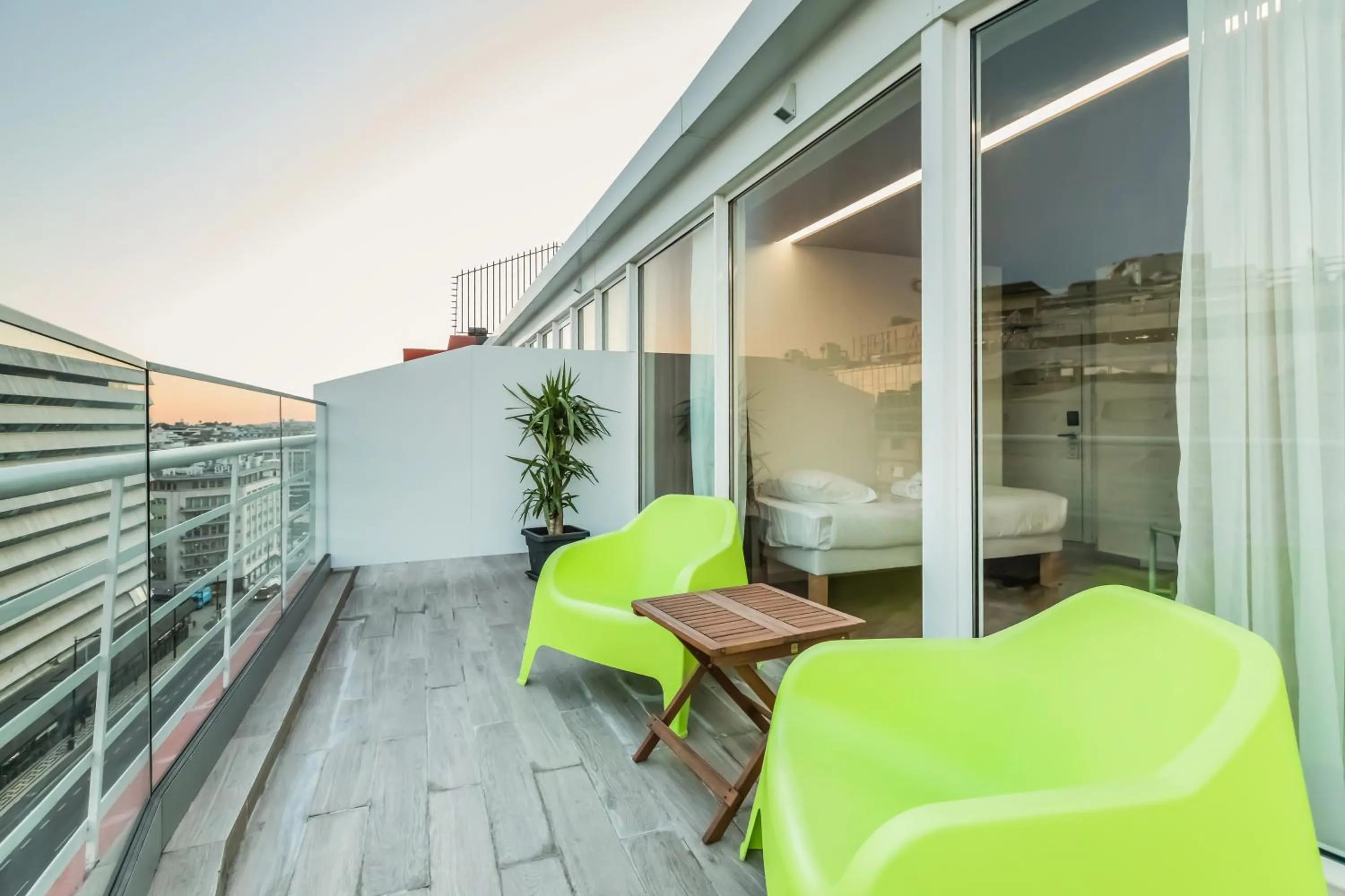 Balcony/Terrace in Ibis Styles Lisboa Centro Marquês de Pombal