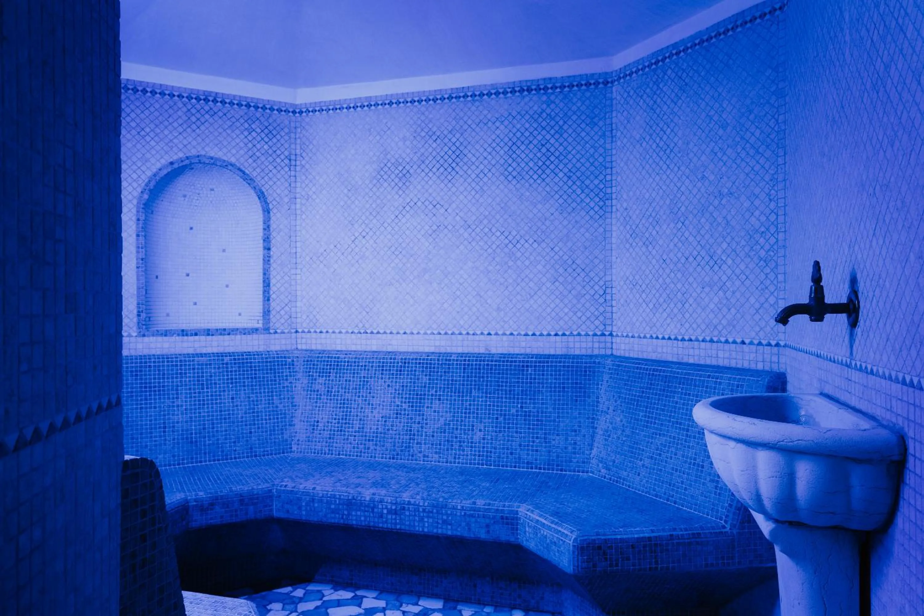 Steam room in Hotel Alpenrose