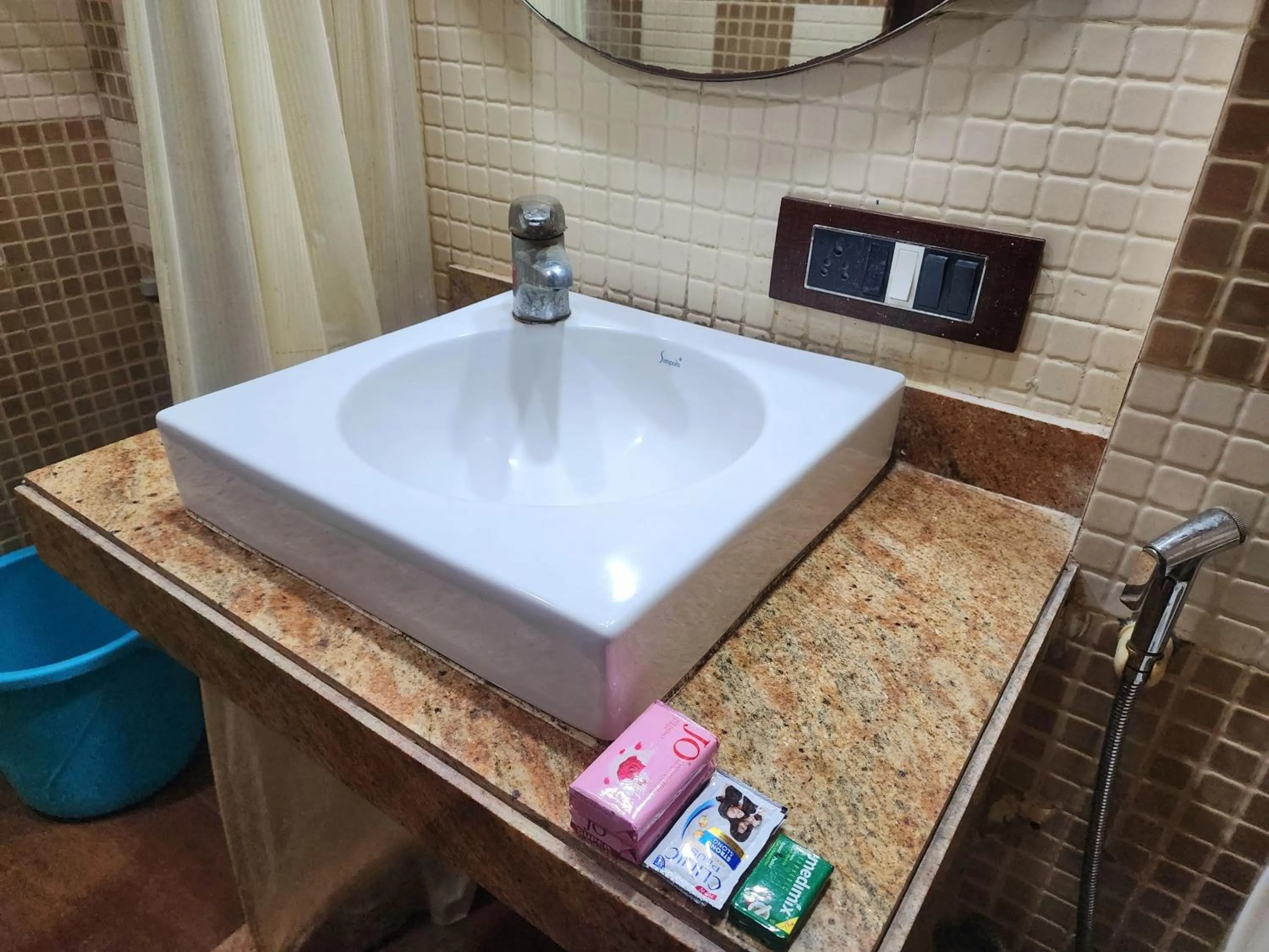 Bathroom in Bhammar's Inn - A Pure Veg