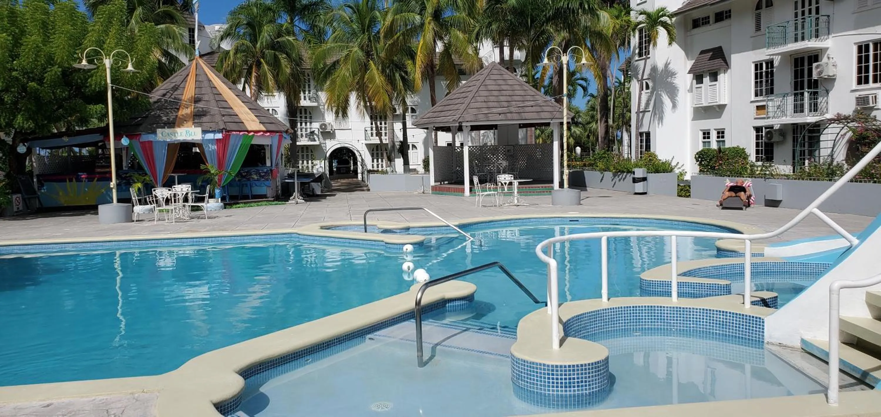 Pool view in Sandcastles Resort, Ocho Rios