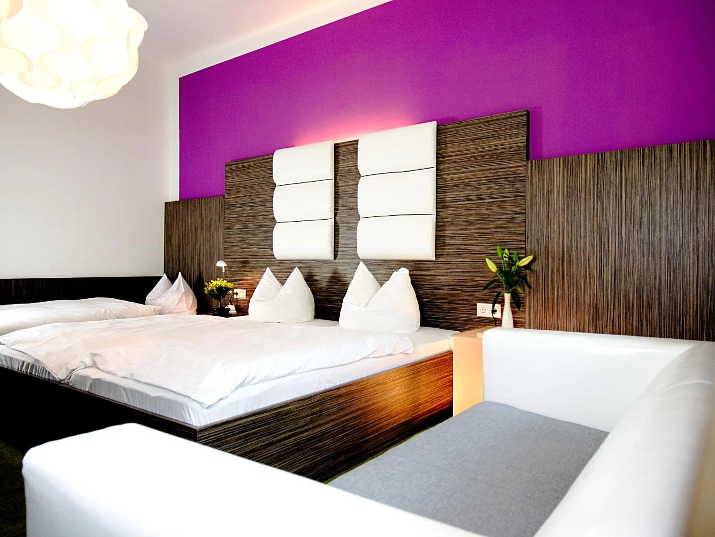 Bed in Hotel Albrechtshof Gohrisch