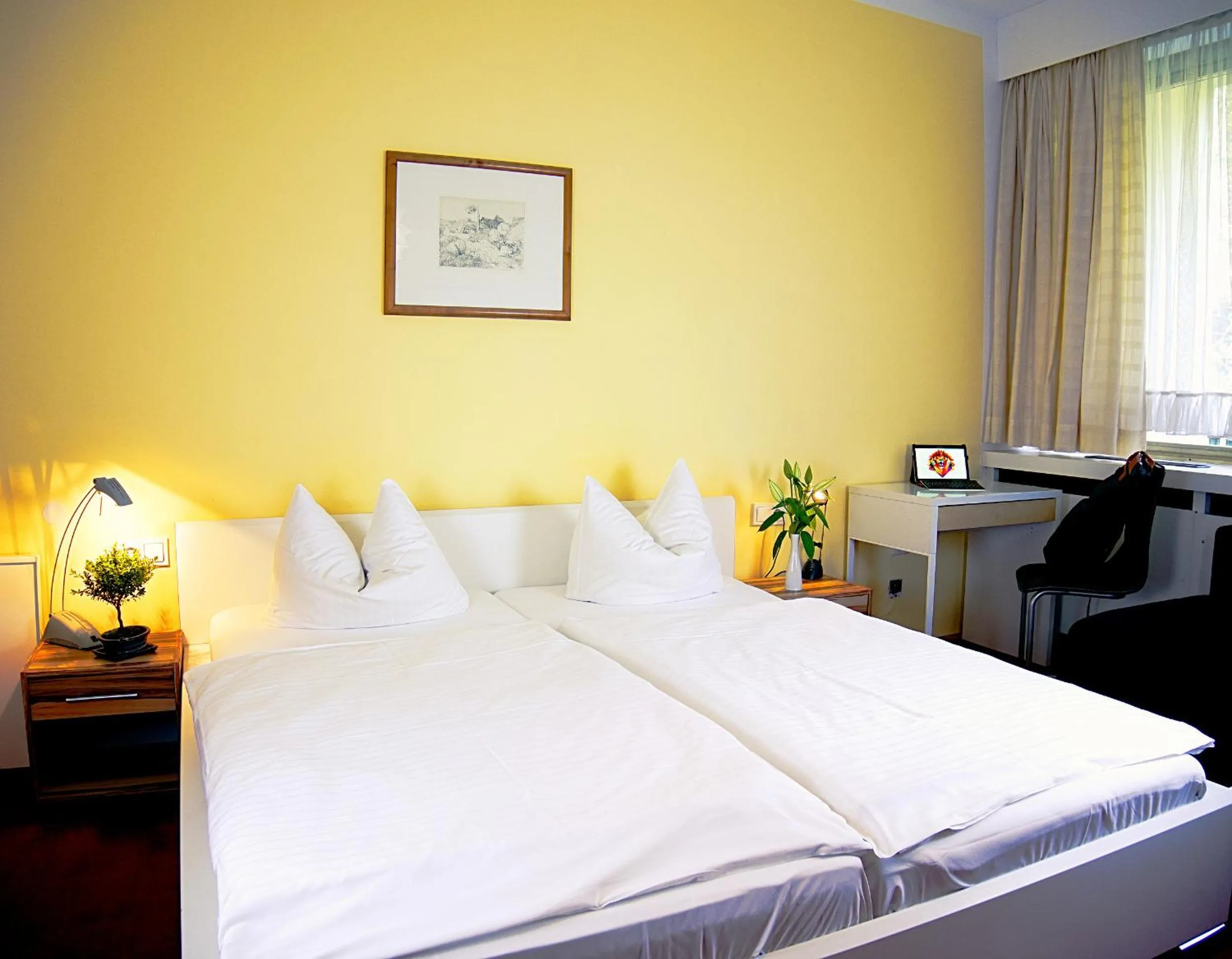 Bed in Hotel Albrechtshof Gohrisch