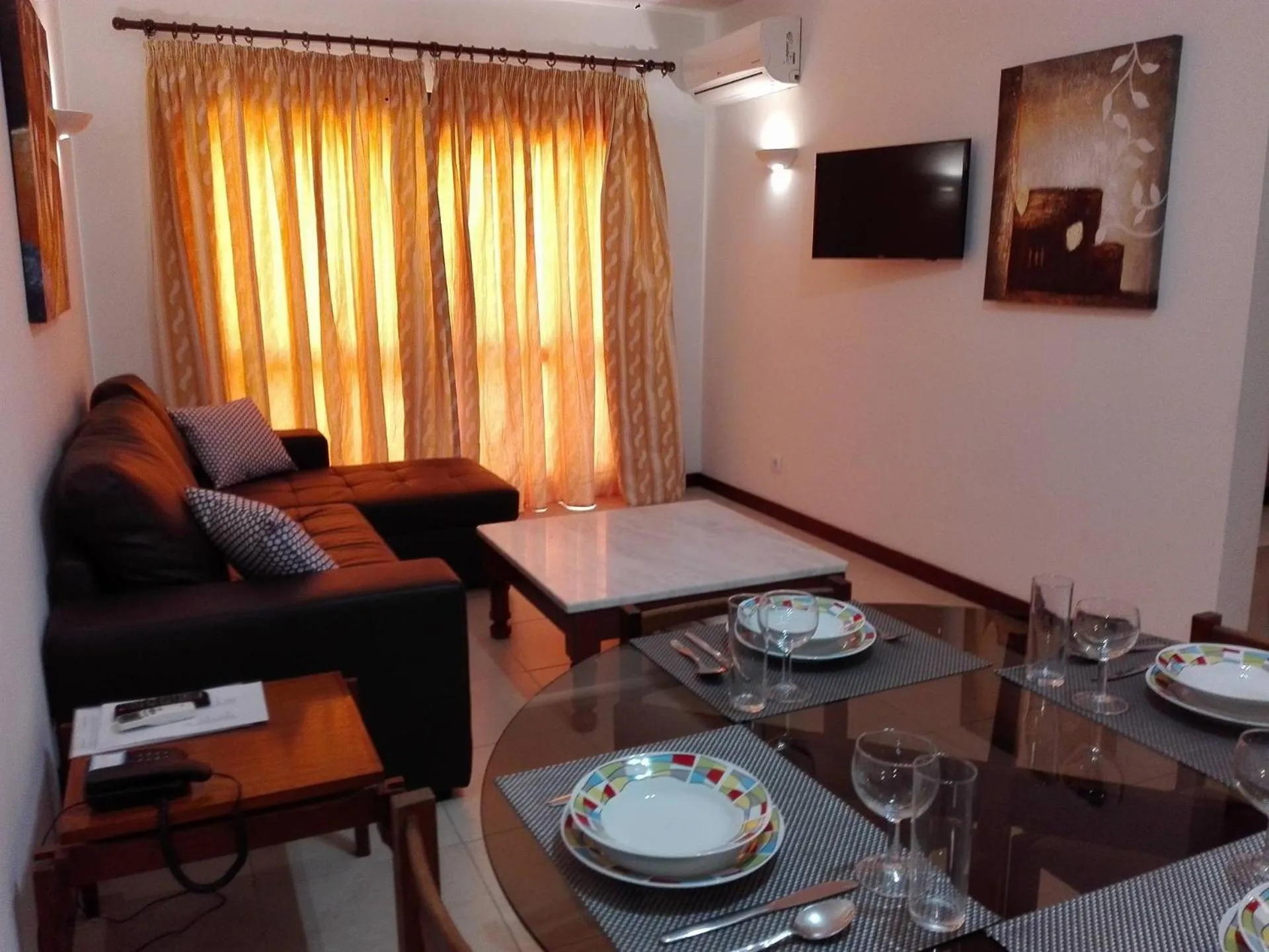 Living room in Apartamentos da Balaia