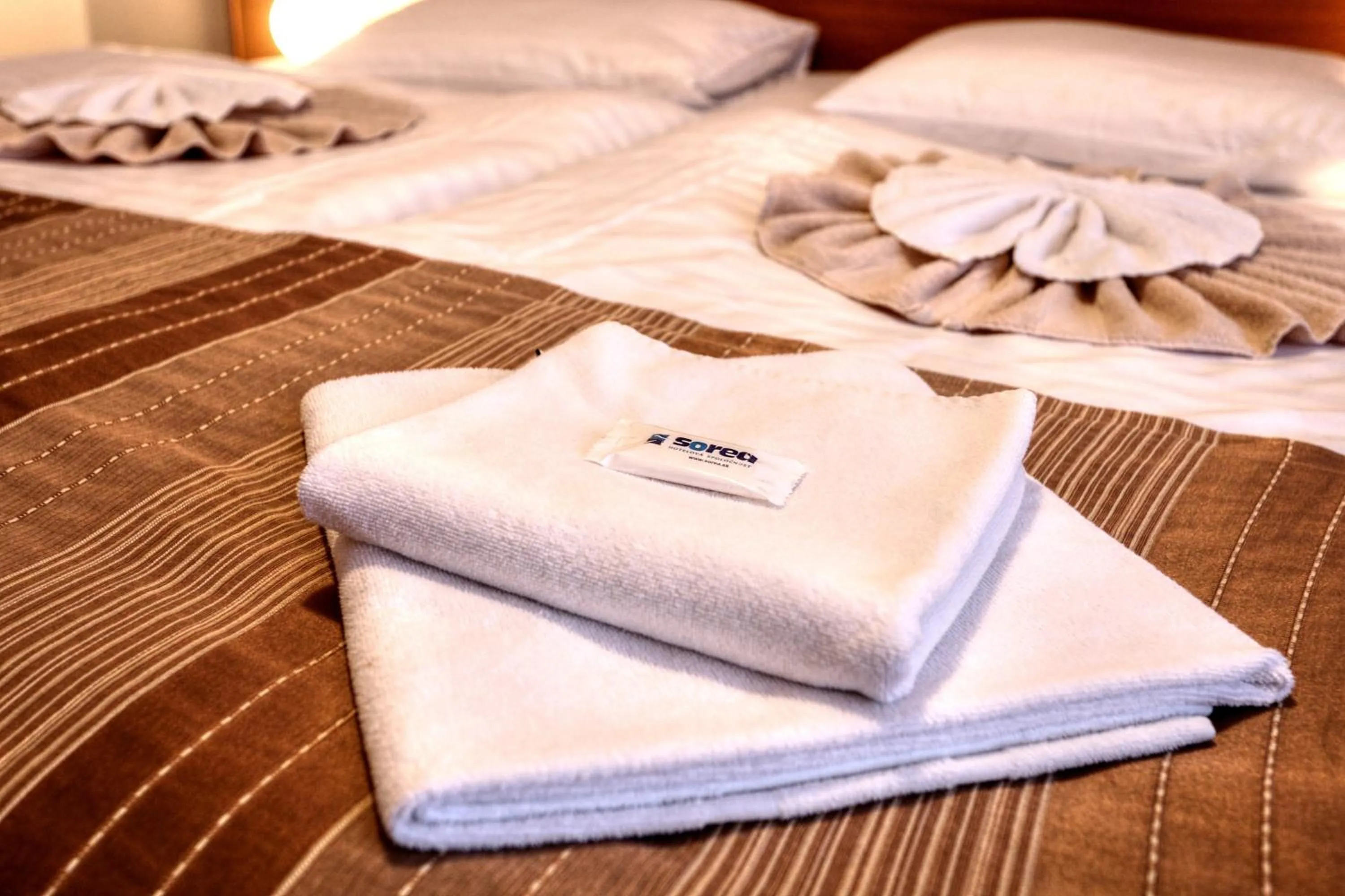 Bed in Hotel SOREA TRIGAN