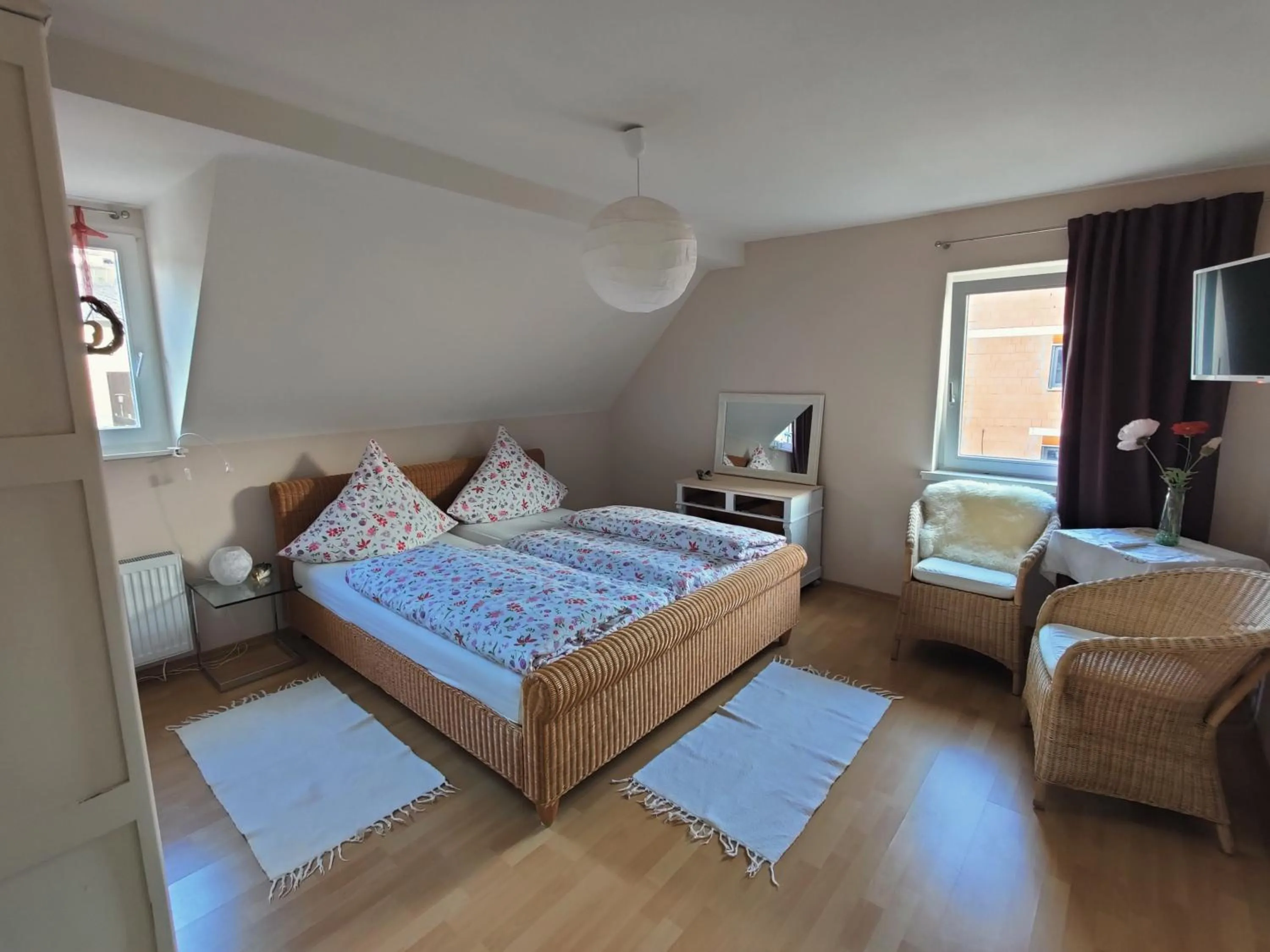 Bed in Gästehaus Voyage