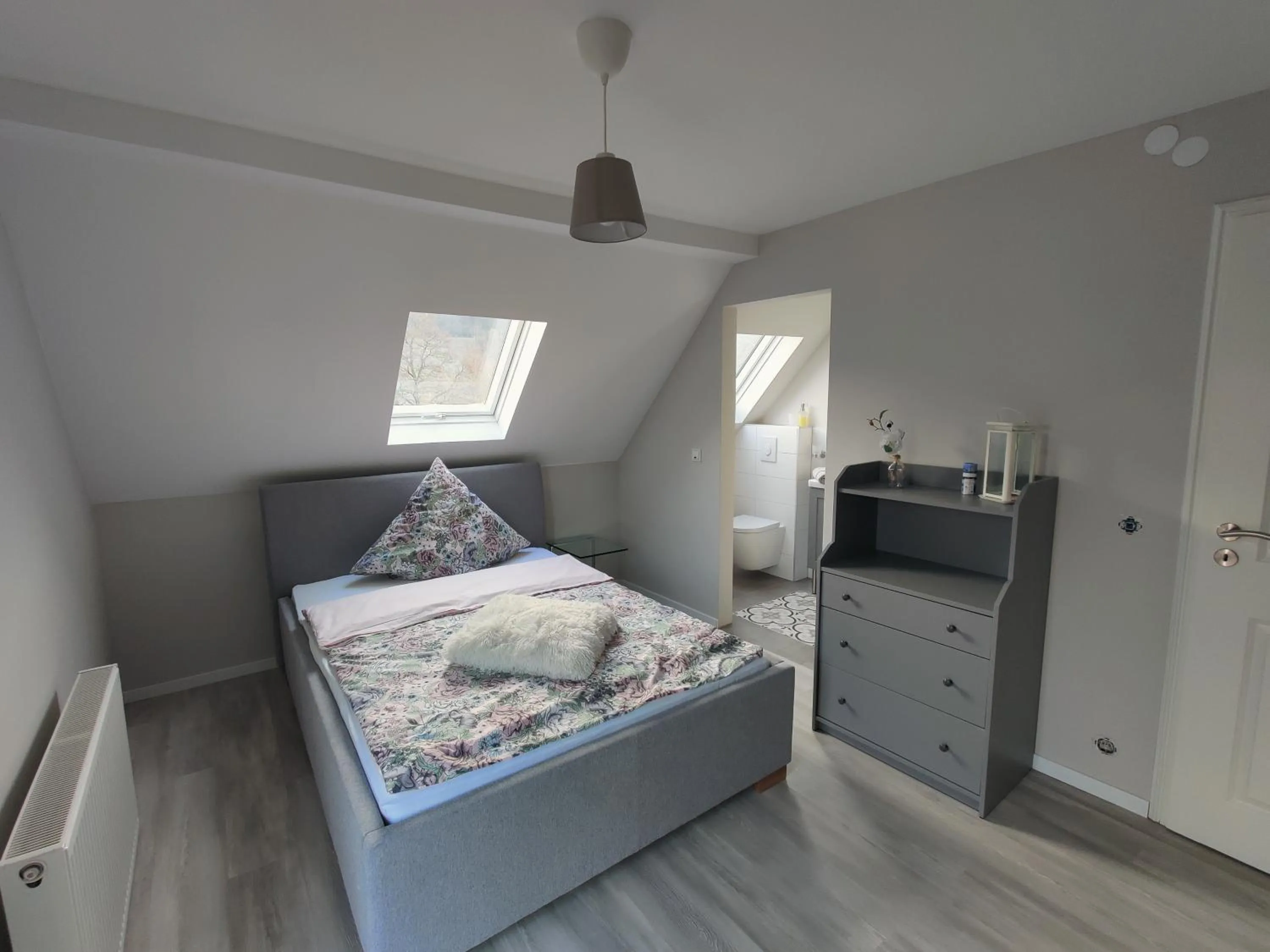 Bed in Gästehaus Voyage