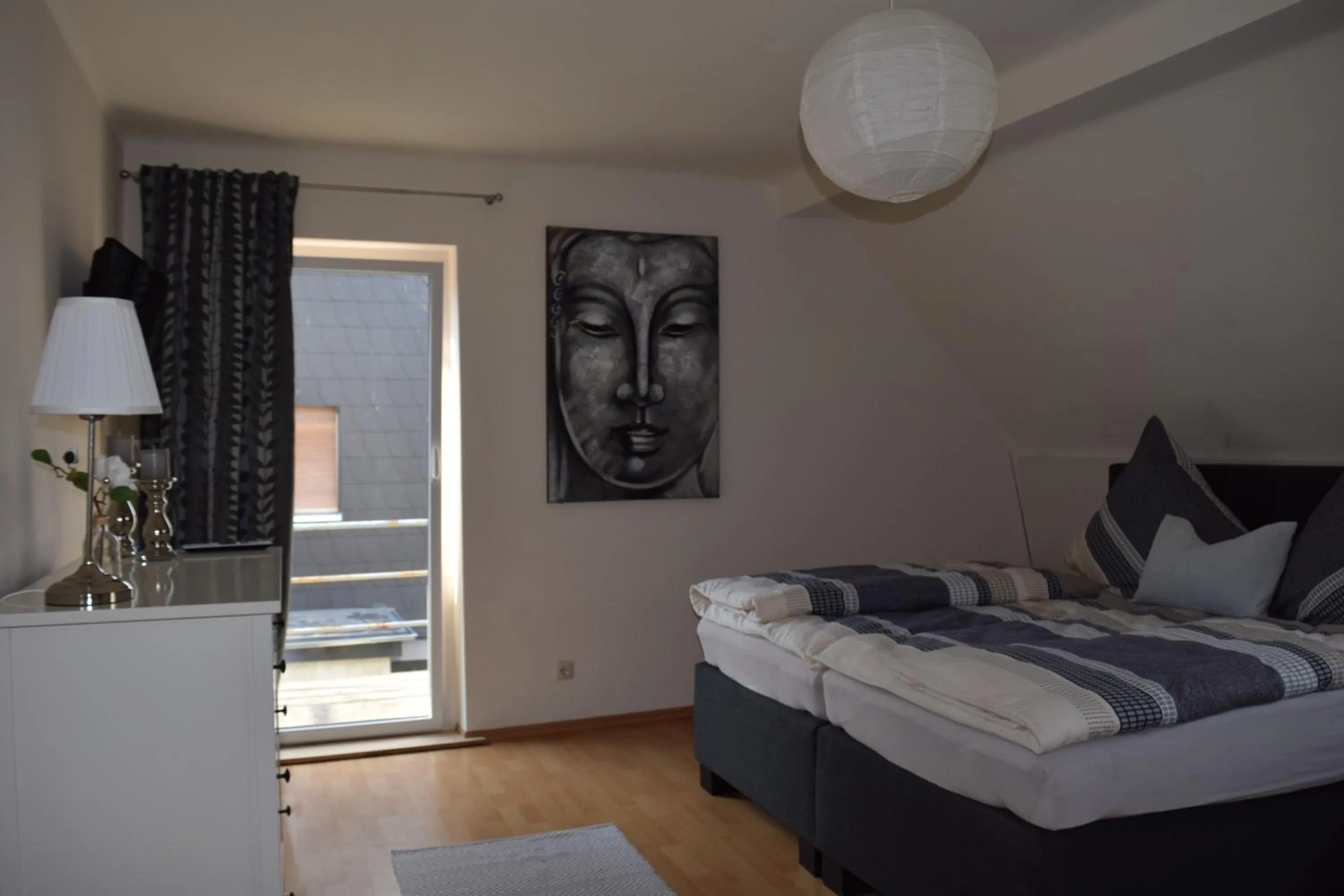 Bed in Gästehaus Voyage