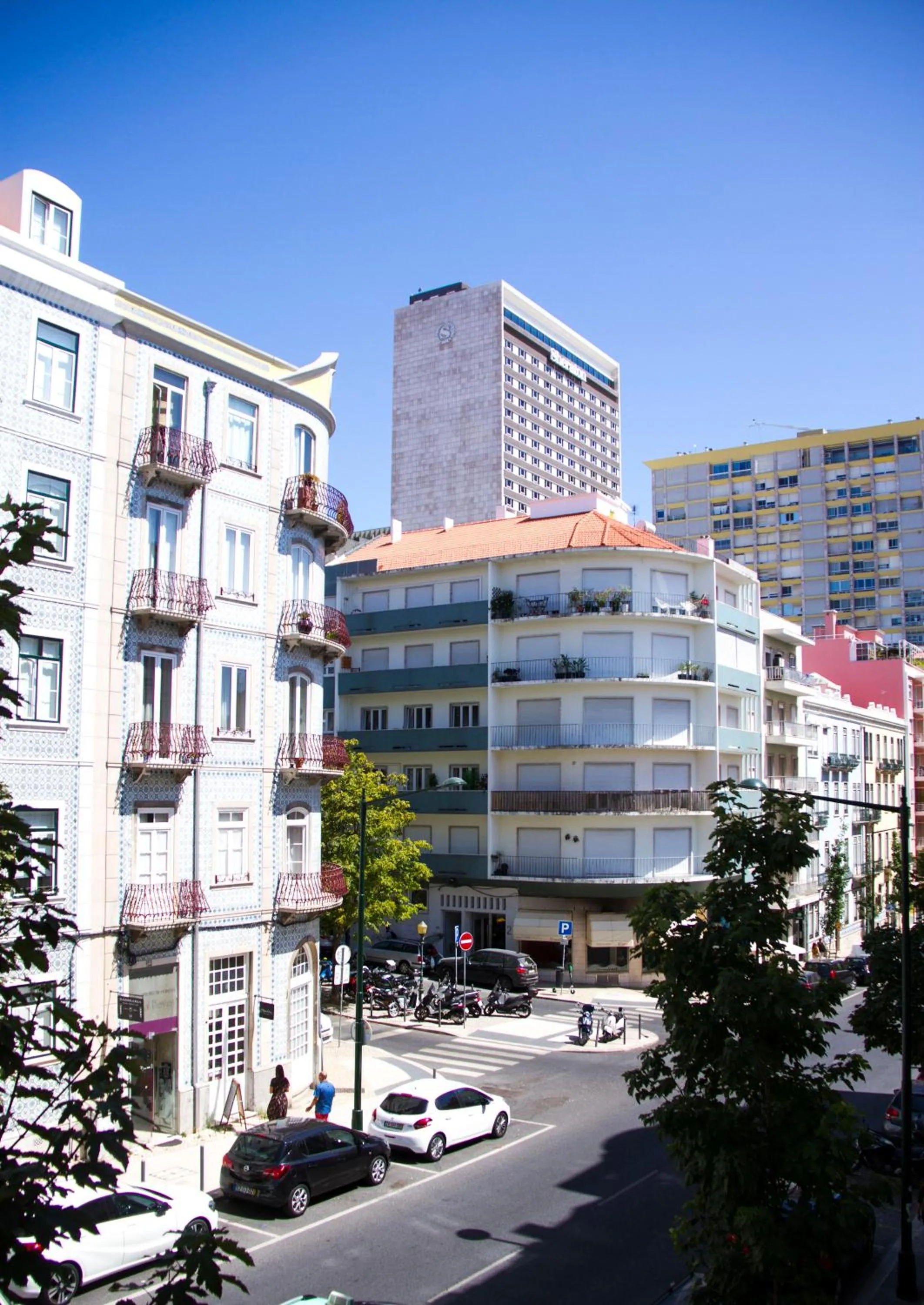 Street view in The Delight Hostel