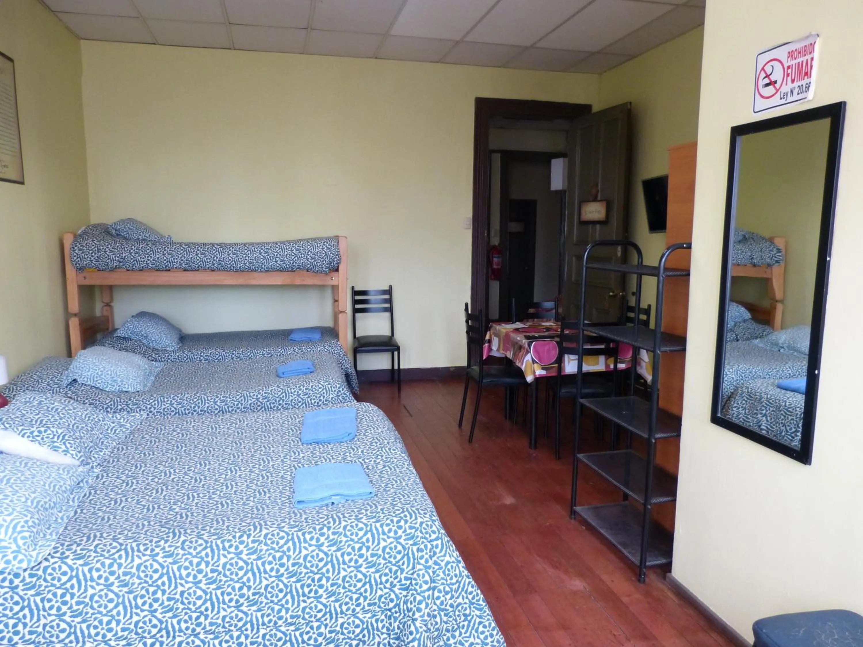 Bed in Hostal Residencia Blest Gana