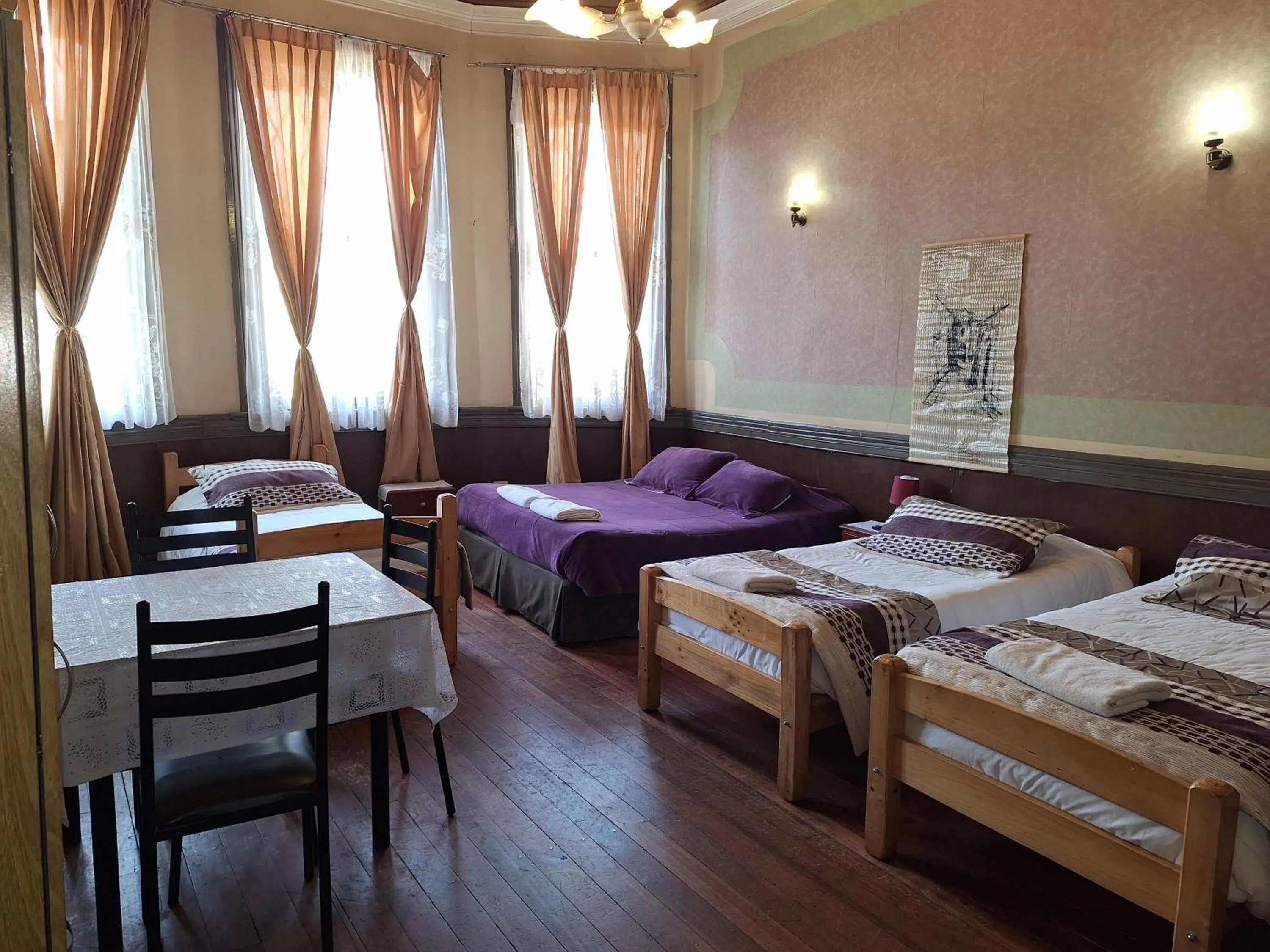 Bed in Hostal Residencia Blest Gana