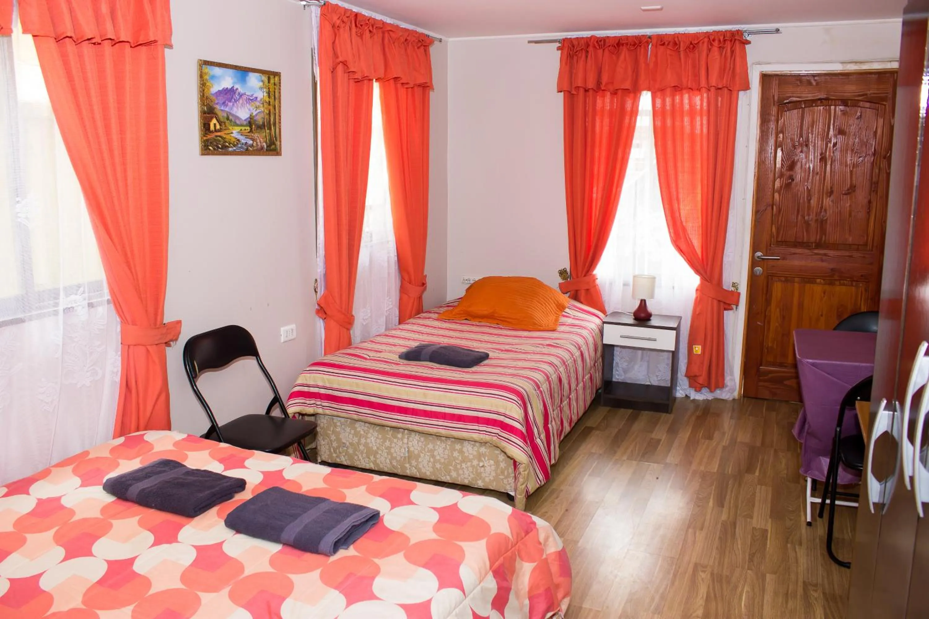 Bed in Hostal Residencia Blest Gana