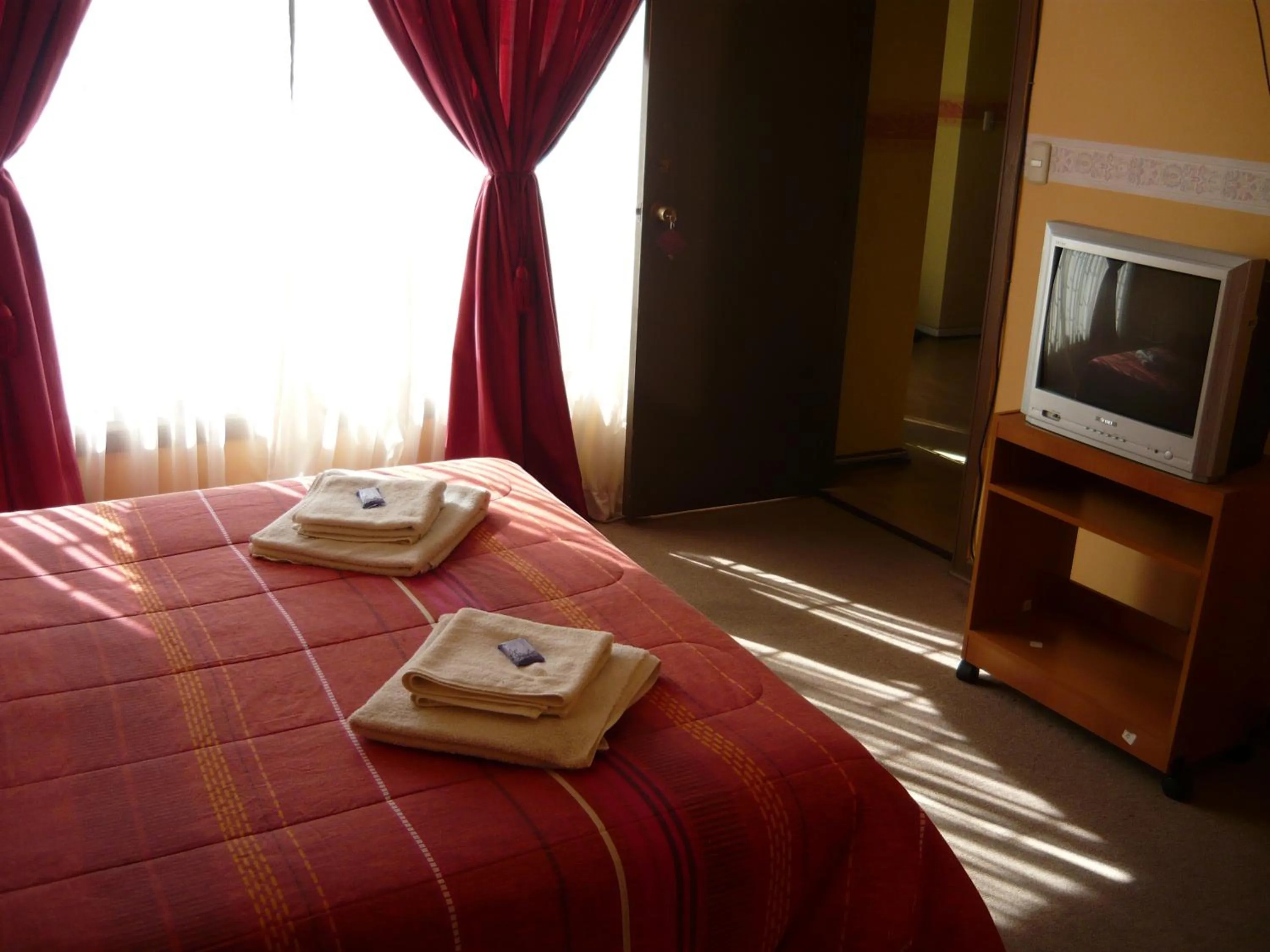 Bed in Hostal Residencia Blest Gana