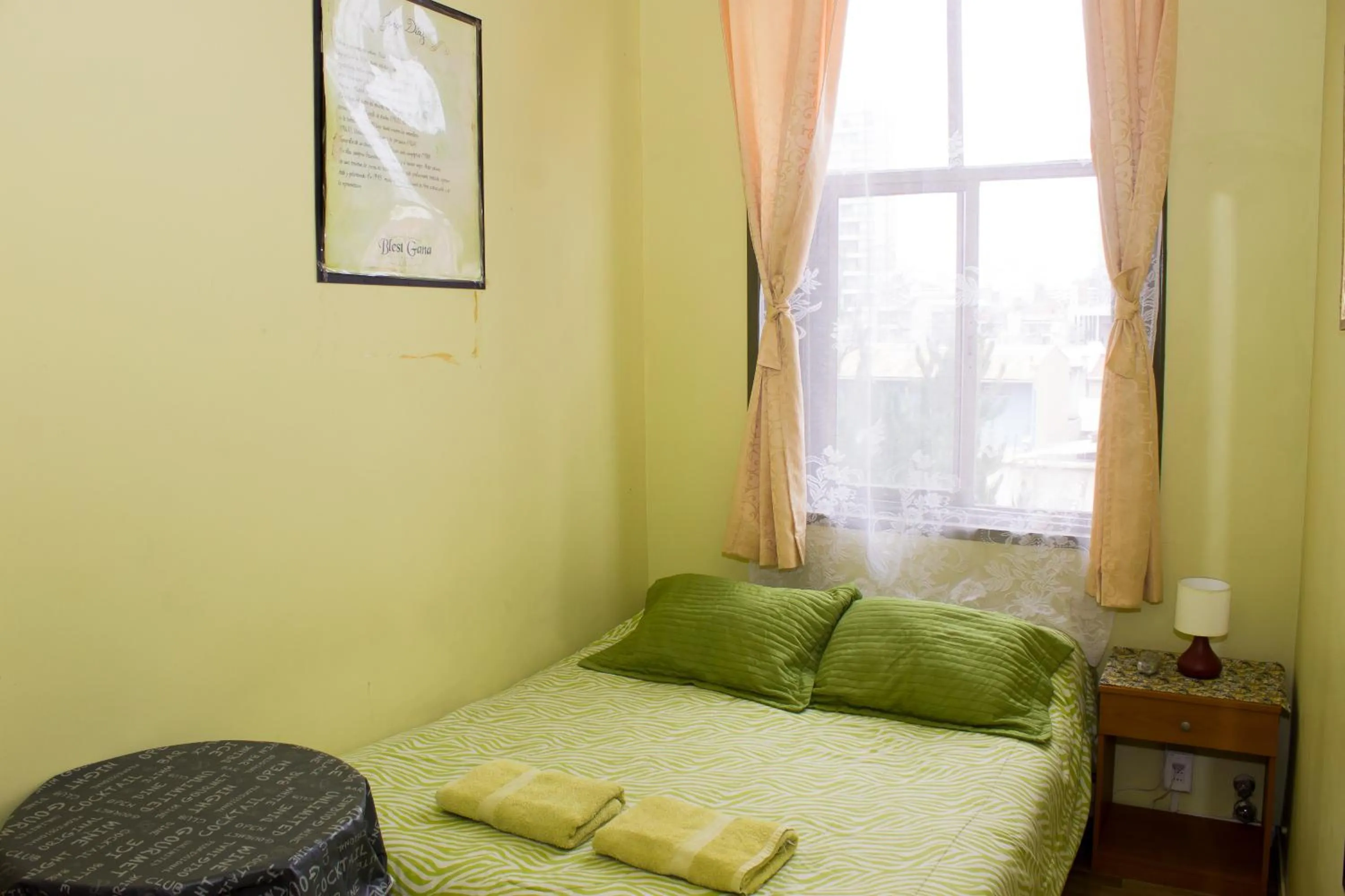 Bed in Hostal Residencia Blest Gana