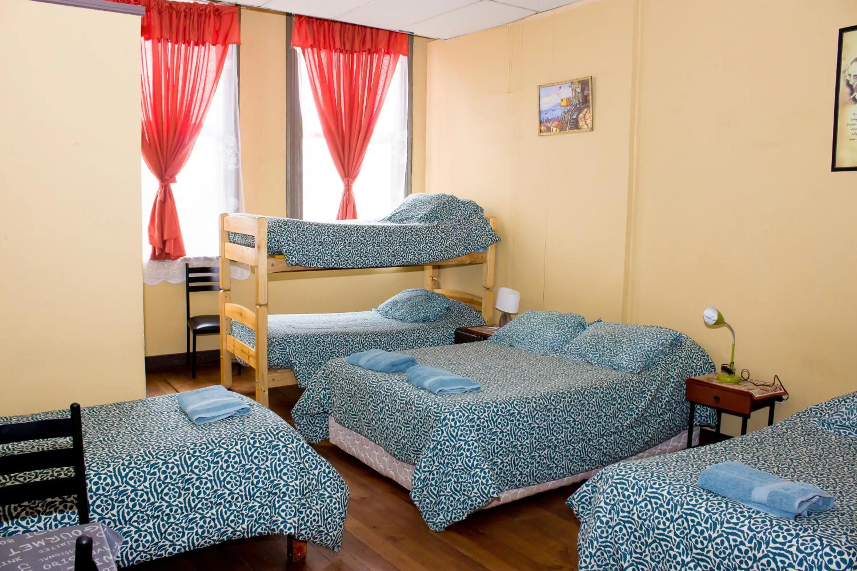 Bed in Hostal Residencia Blest Gana