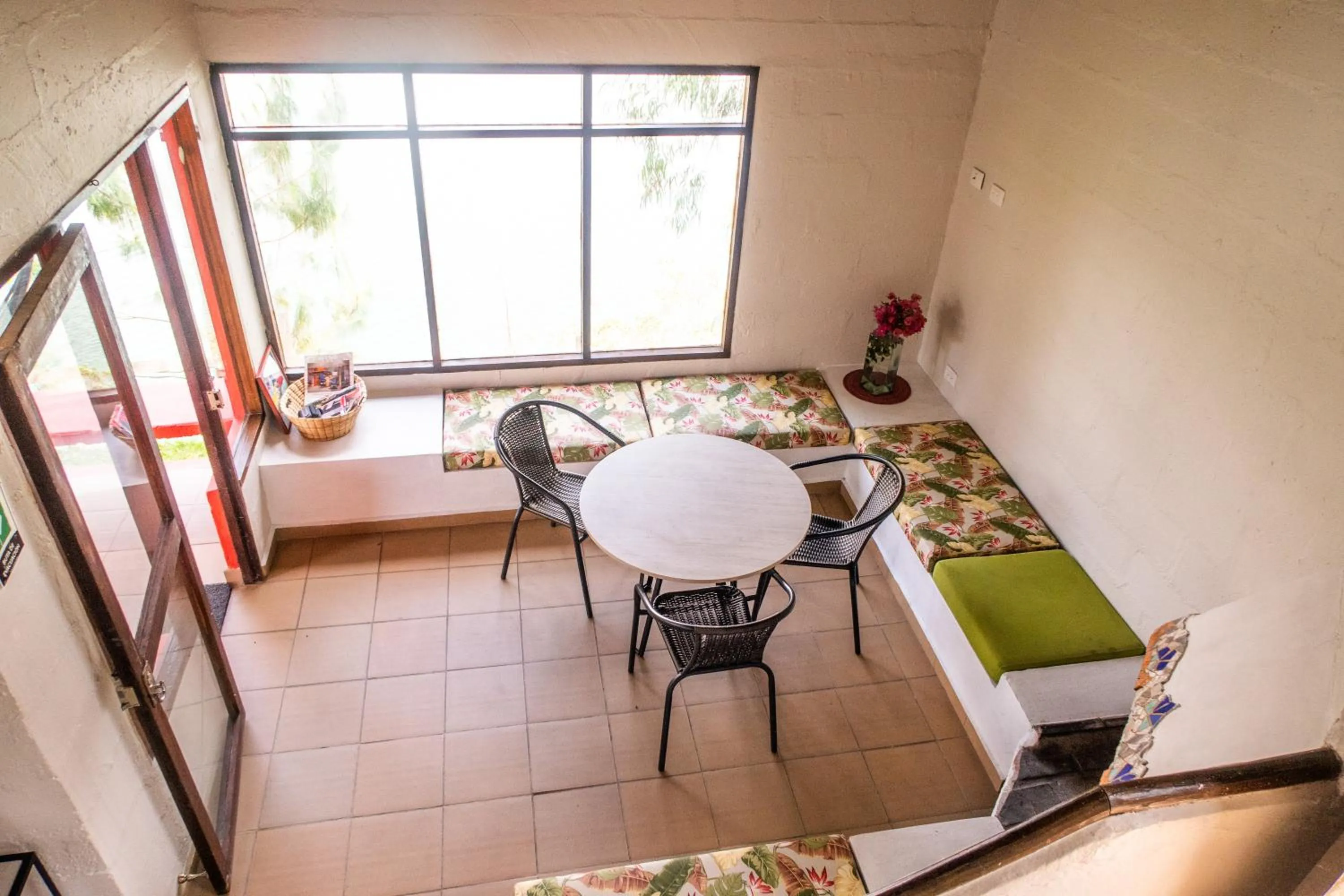 Living room in Ecolodge Bahia del Peñón