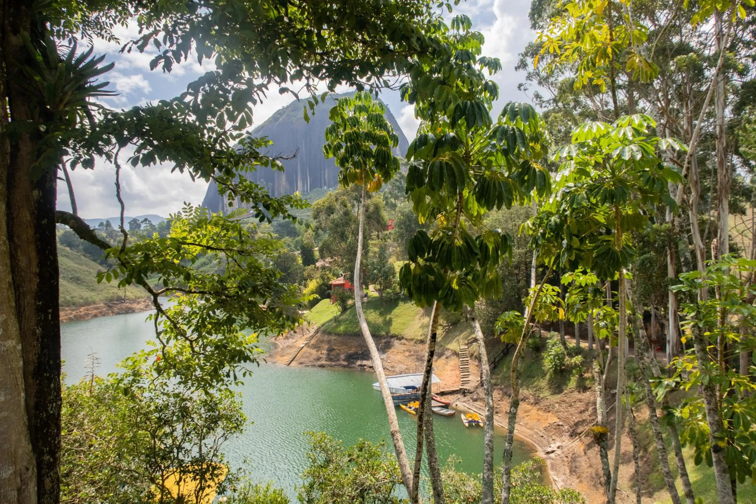 Natural landscape in Ecolodge Bahia del Peñón