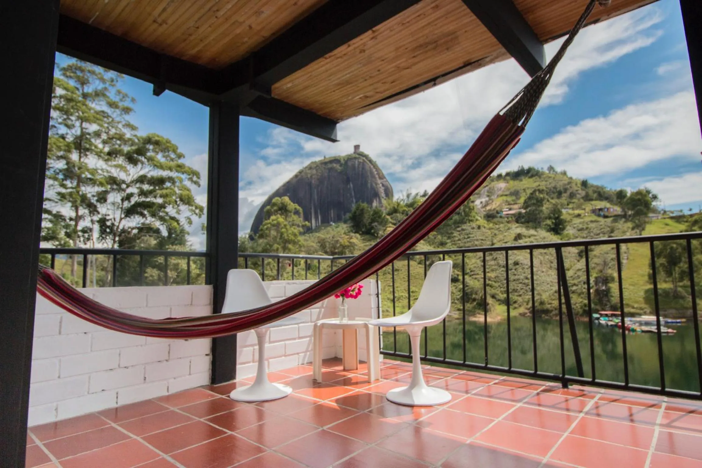 Balcony/Terrace in Ecolodge Bahia del Peñón