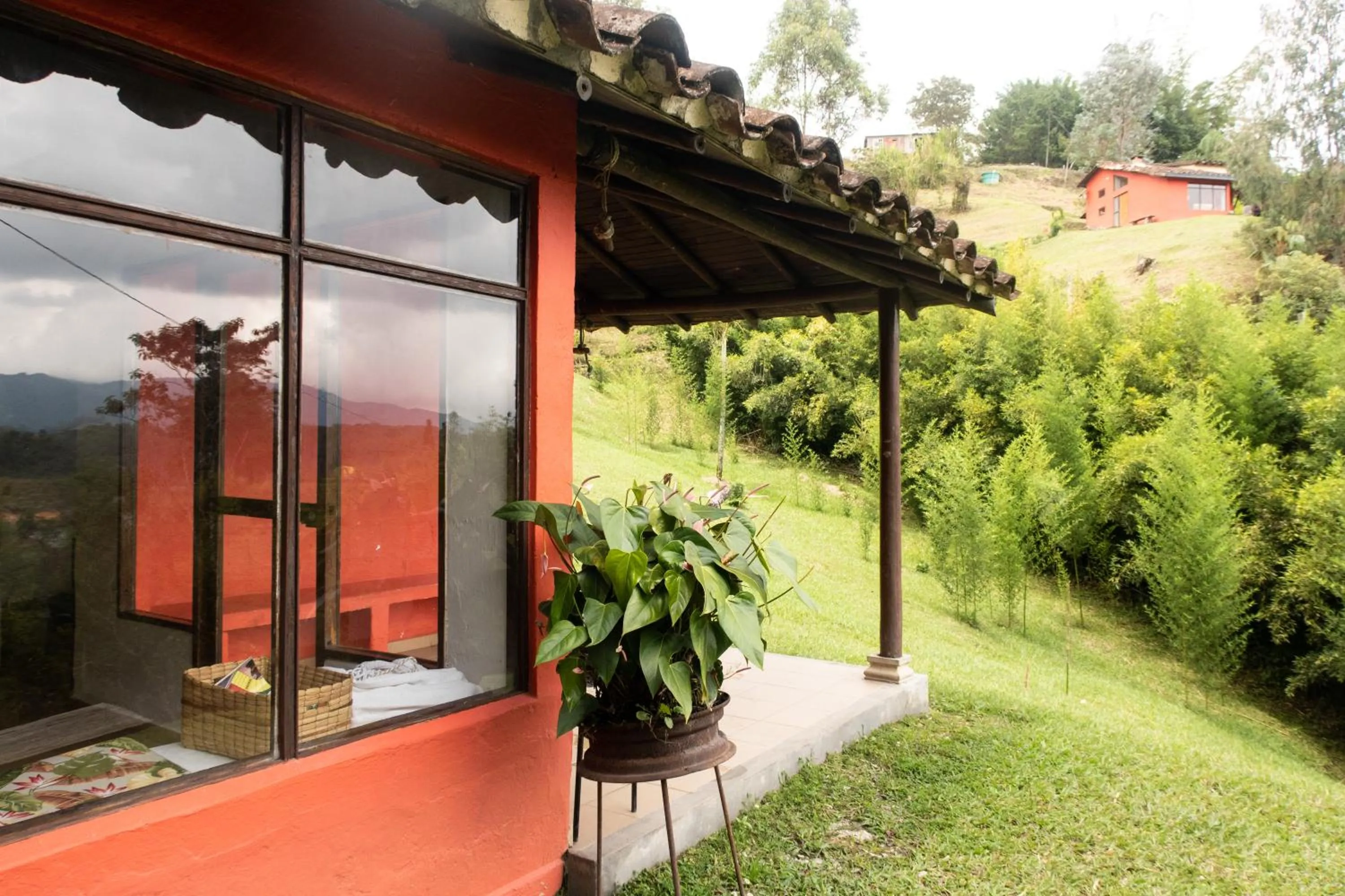 Patio in Ecolodge Bahia del Peñón