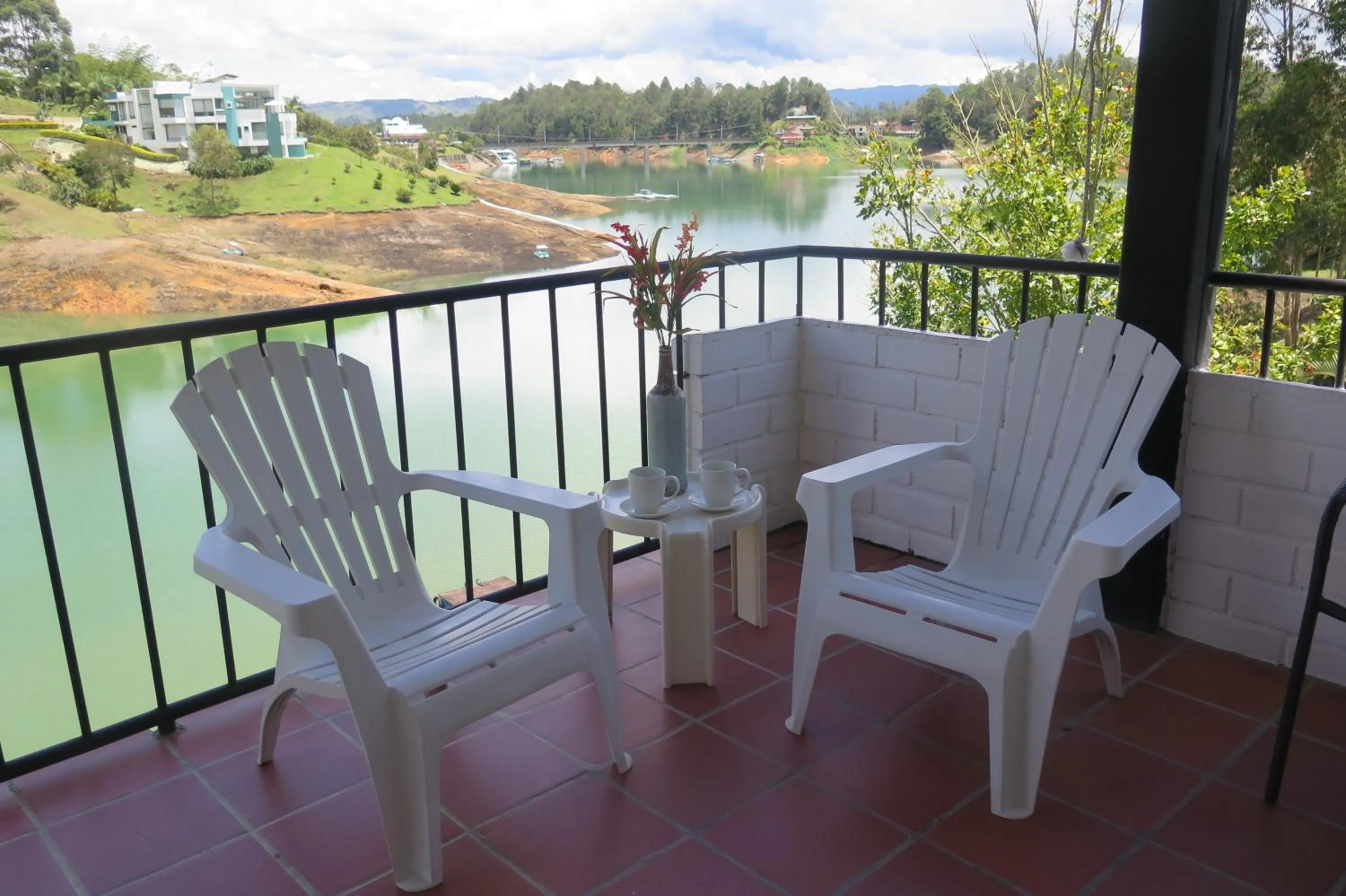 Balcony/Terrace in Ecolodge Bahia del Peñón