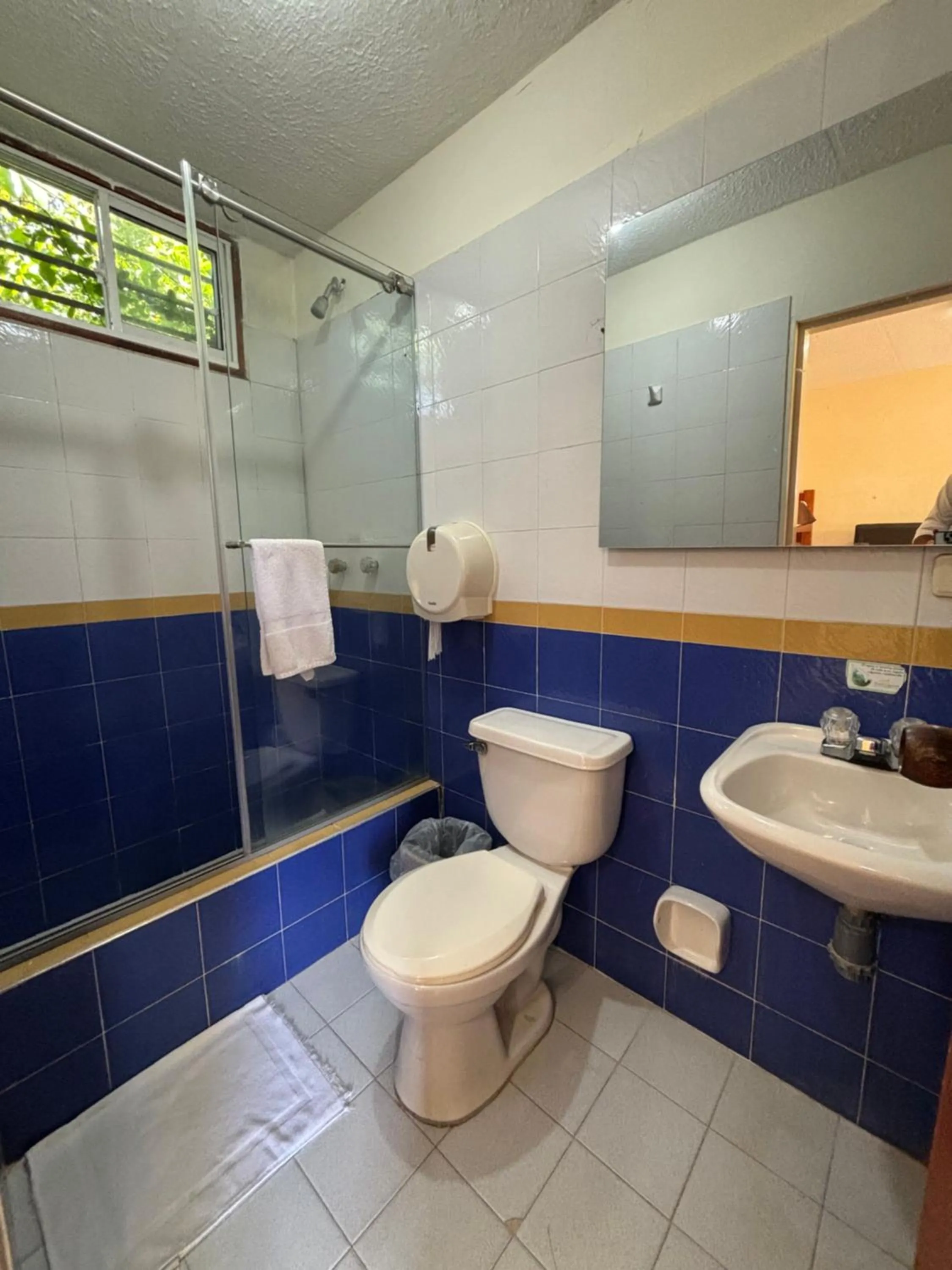 Shower in Hotel Posada Campestre San Gil