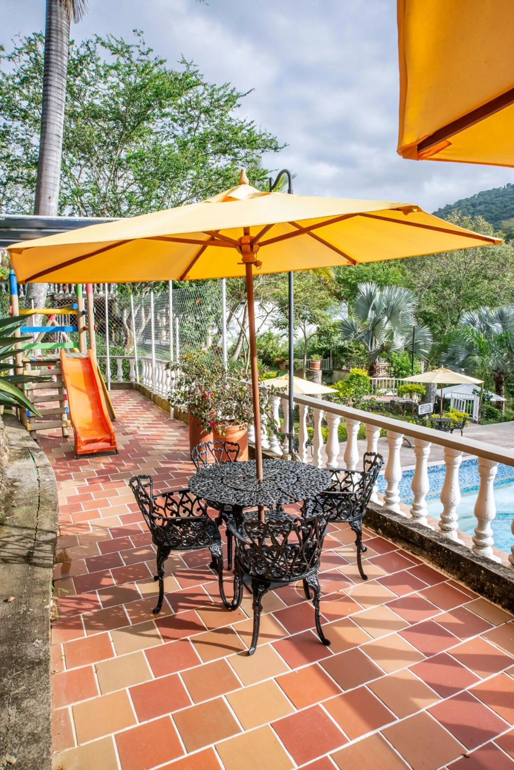 Balcony/Terrace in Hotel Posada Campestre San Gil