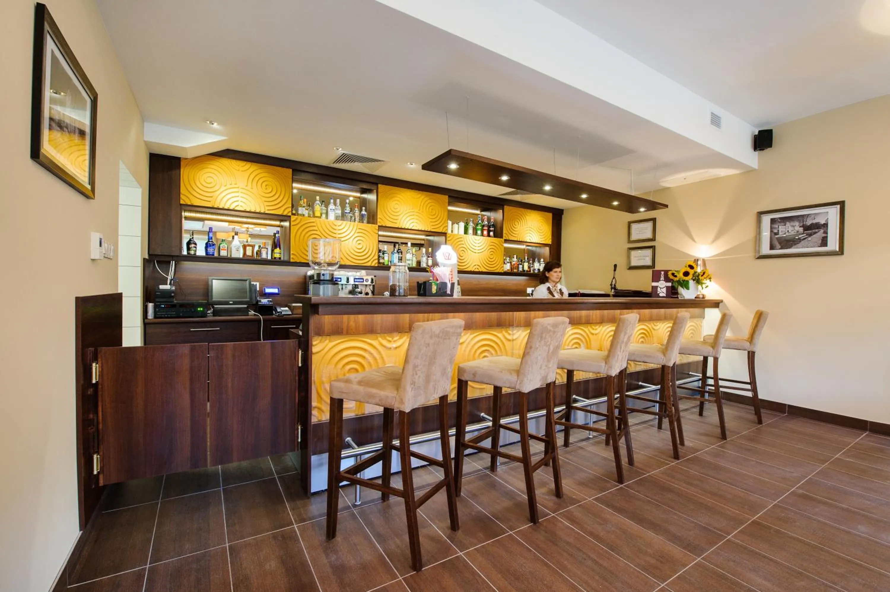 Lounge or bar in Hotel Trzebnica