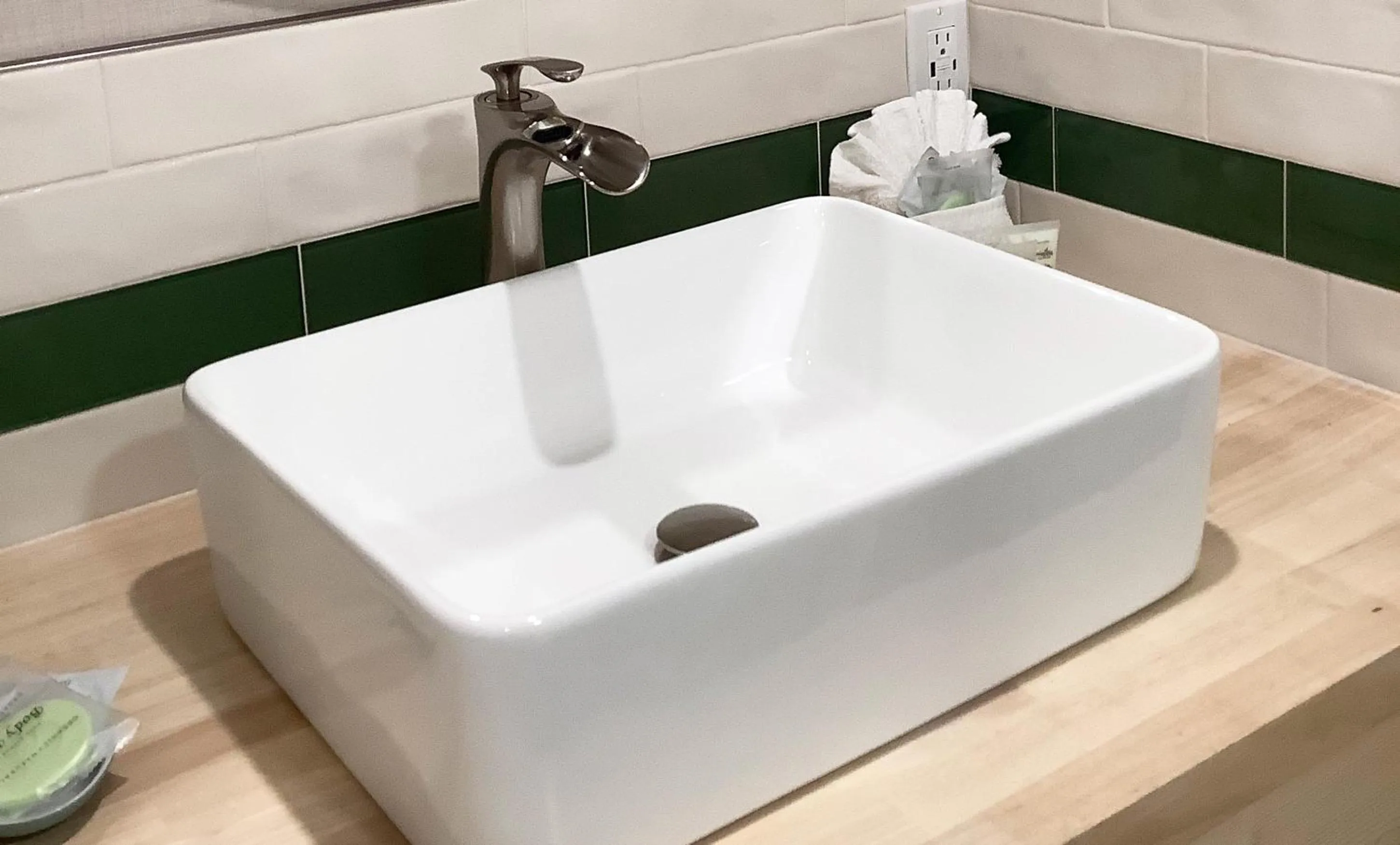 Bathroom in Arbors at Island Landing Hotel & Suites