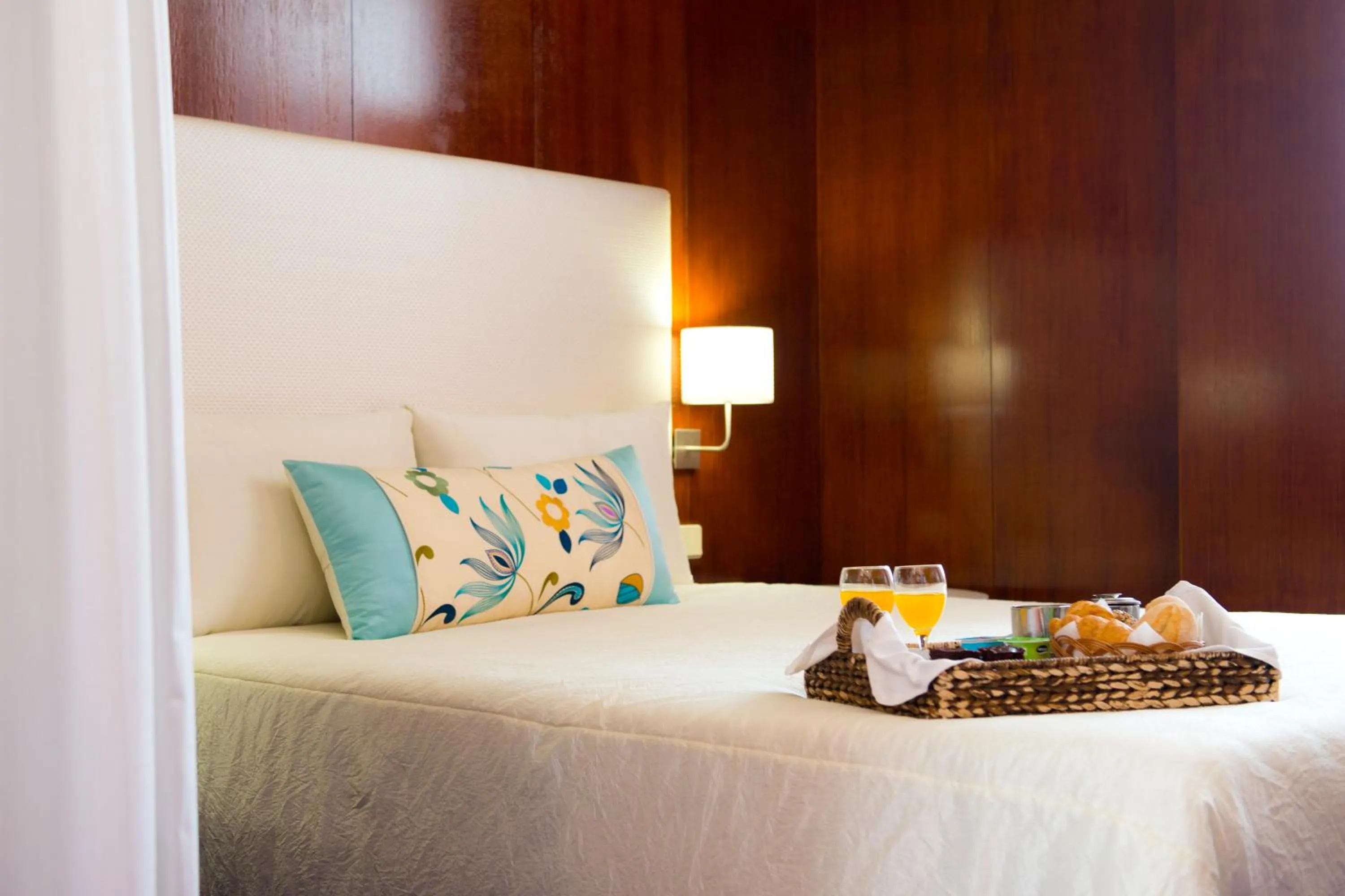 Bed in Hotel Eurosol Leiria & Jardim