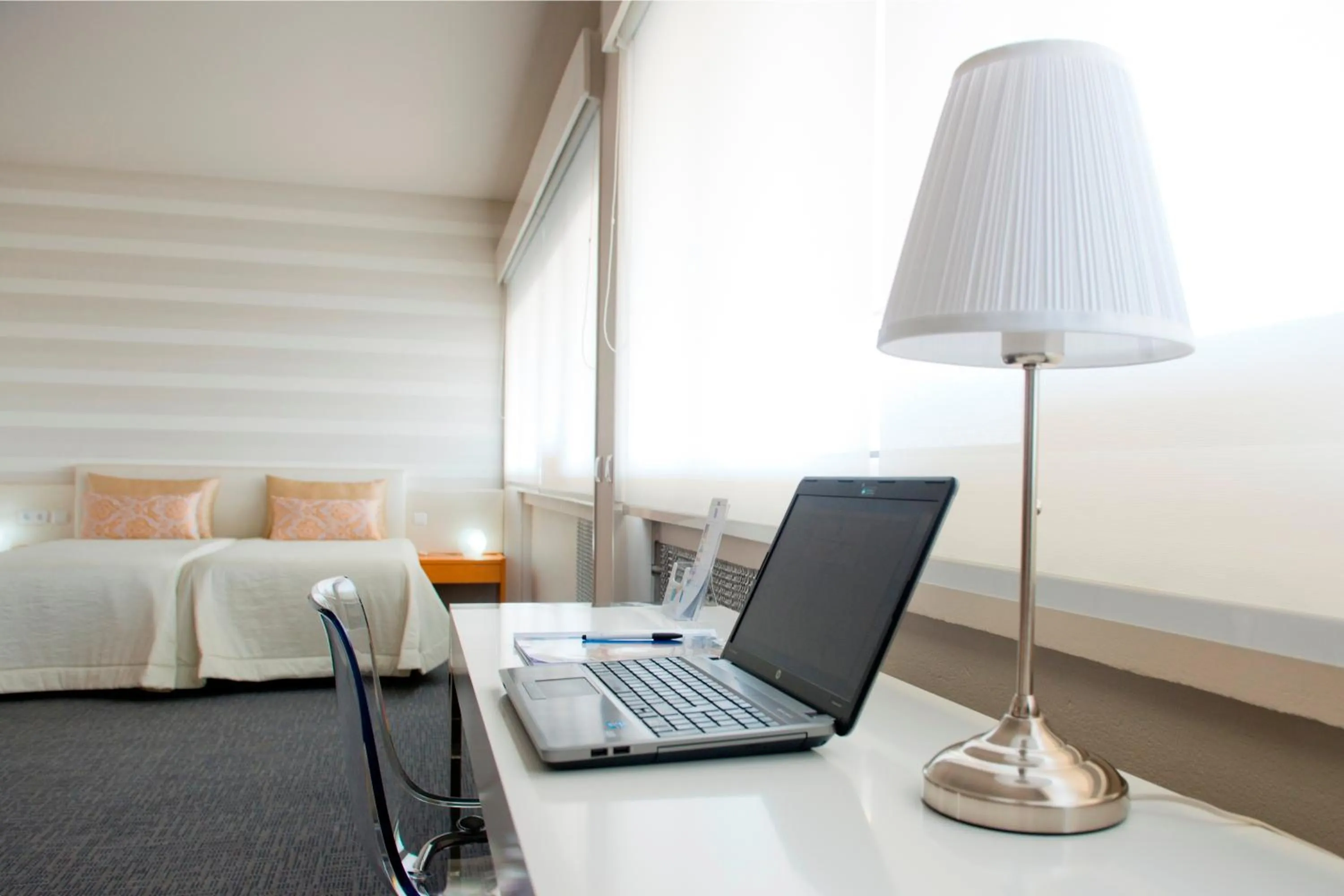 Bed in Hotel Eurosol Leiria & Jardim