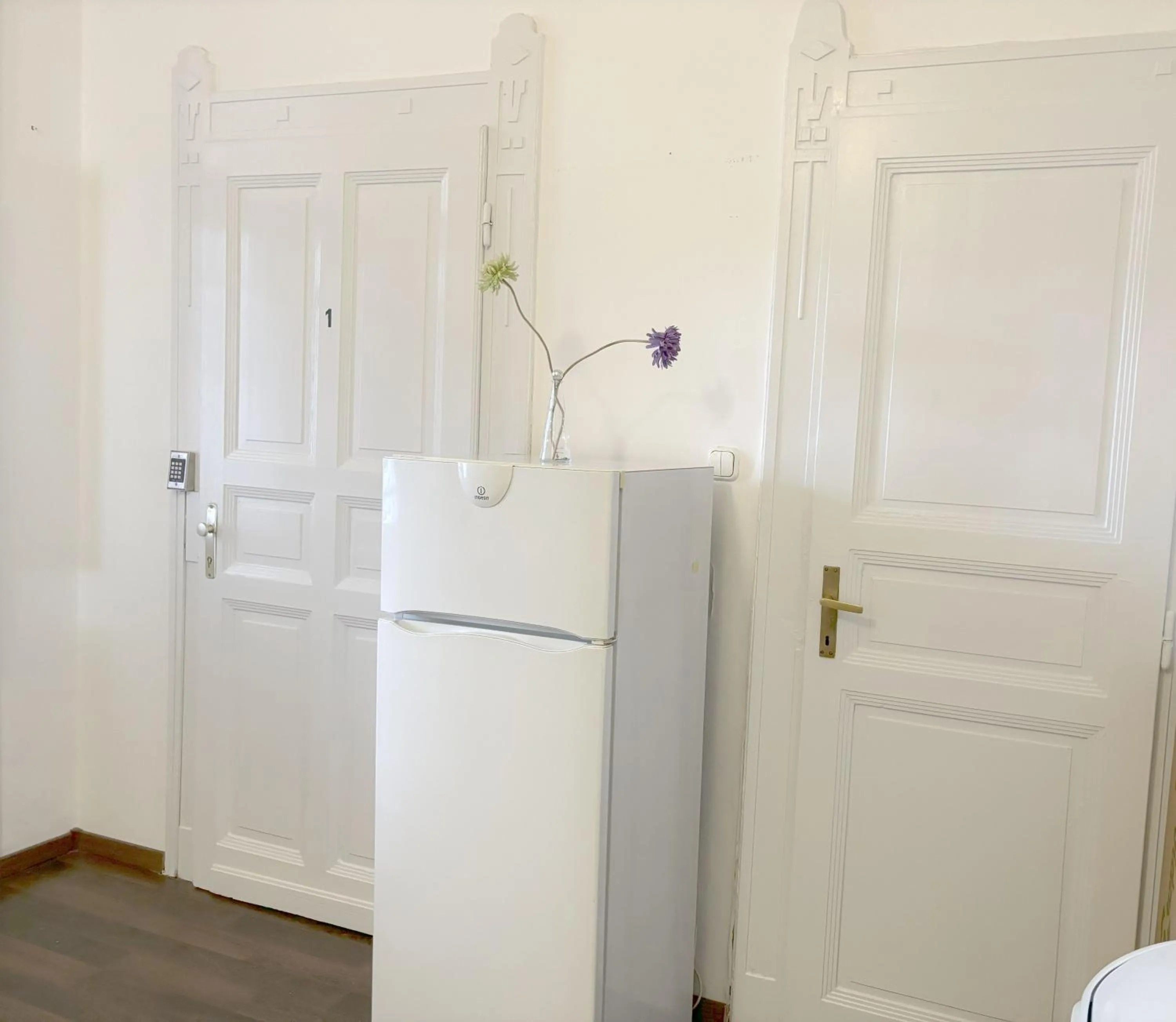 kitchen in Artist Guest House