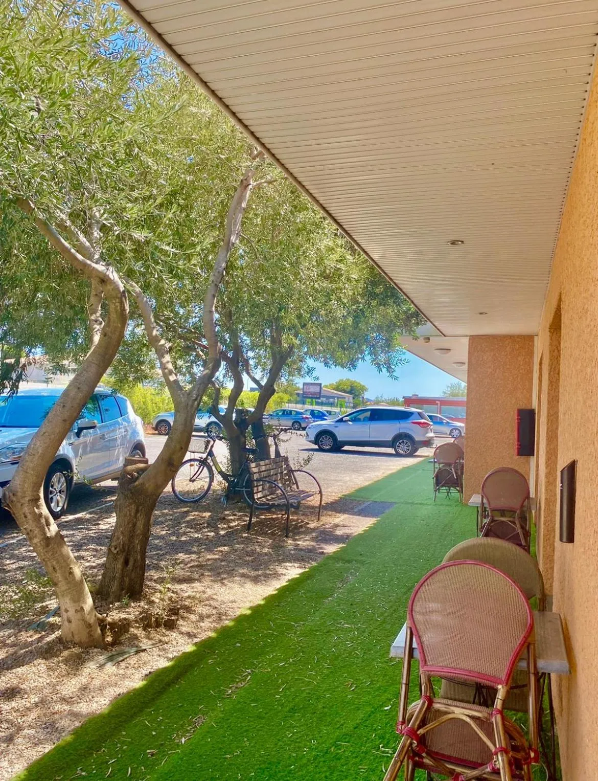 Parking in Hôtel Acajou