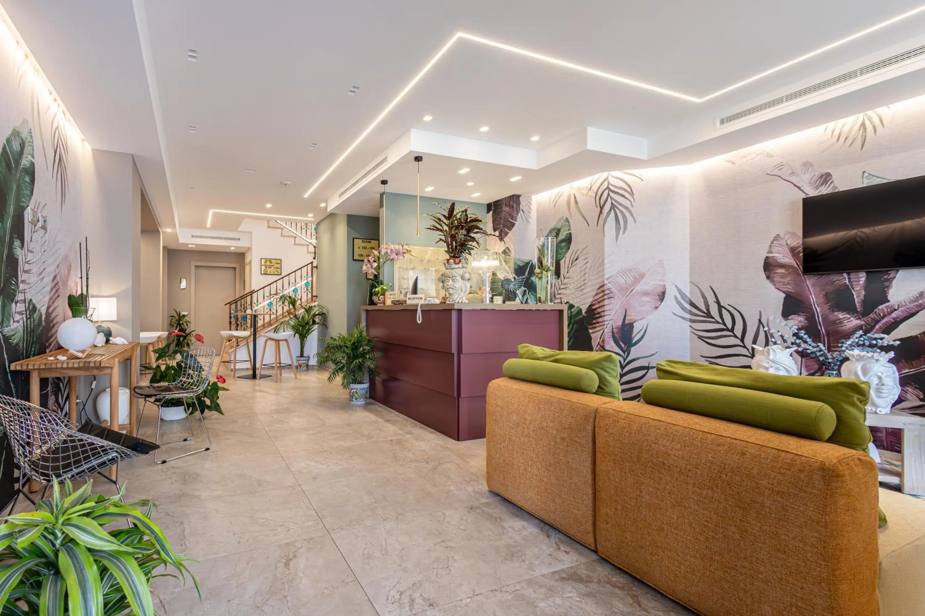 Lobby or reception in Hotel Vento del Sud