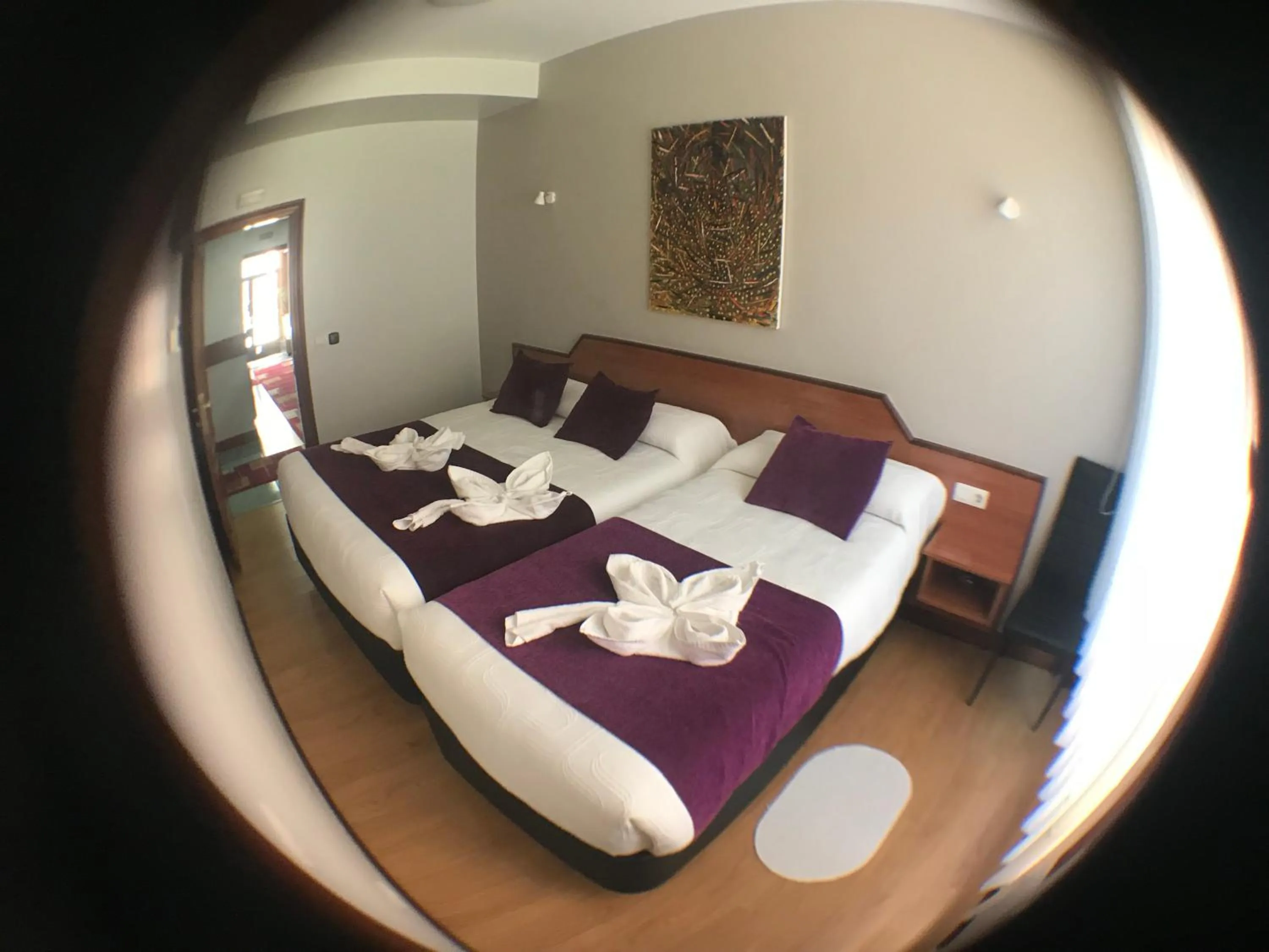 Bed in Pensión La Salve