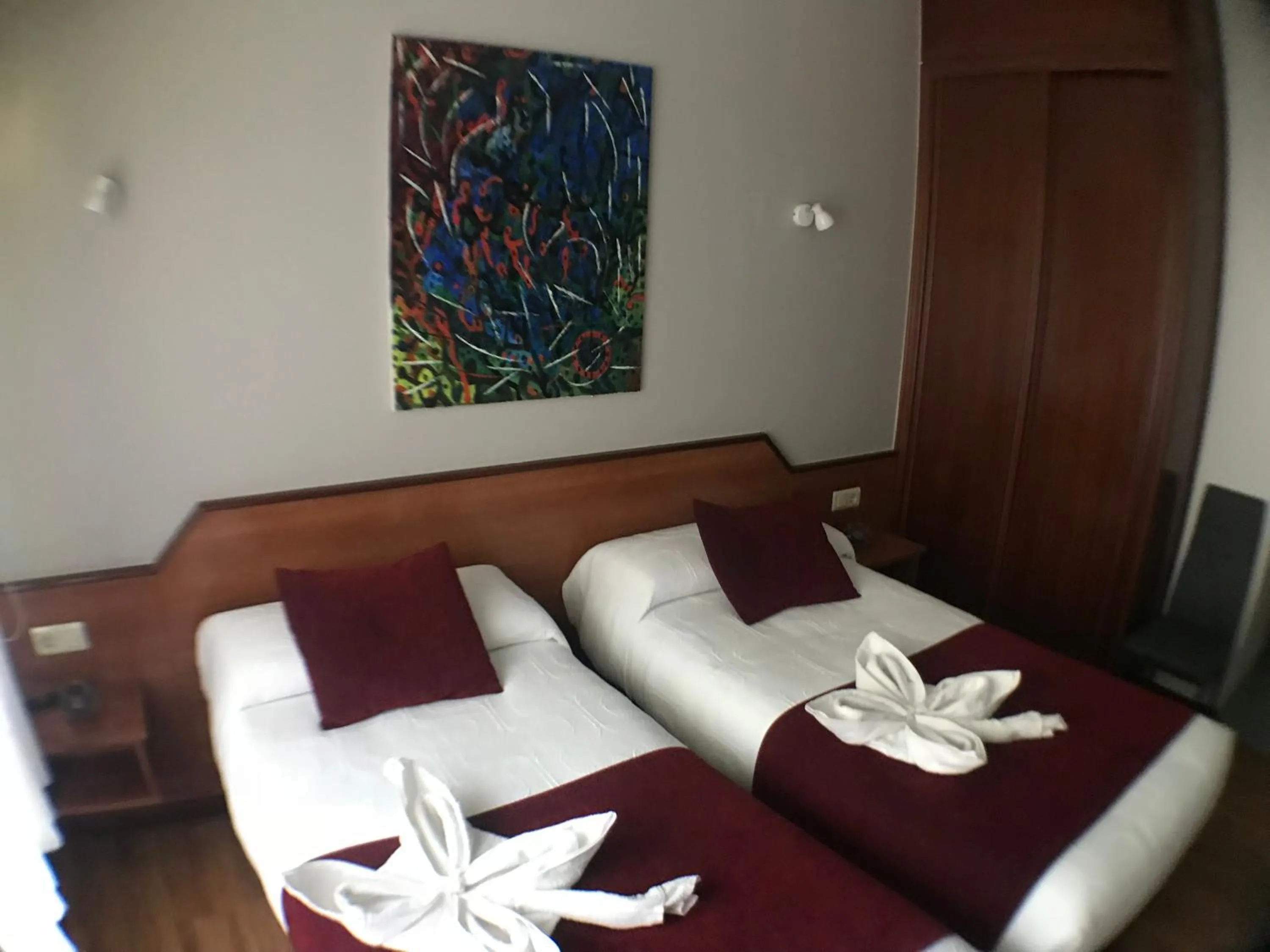 Bed in Pensión La Salve