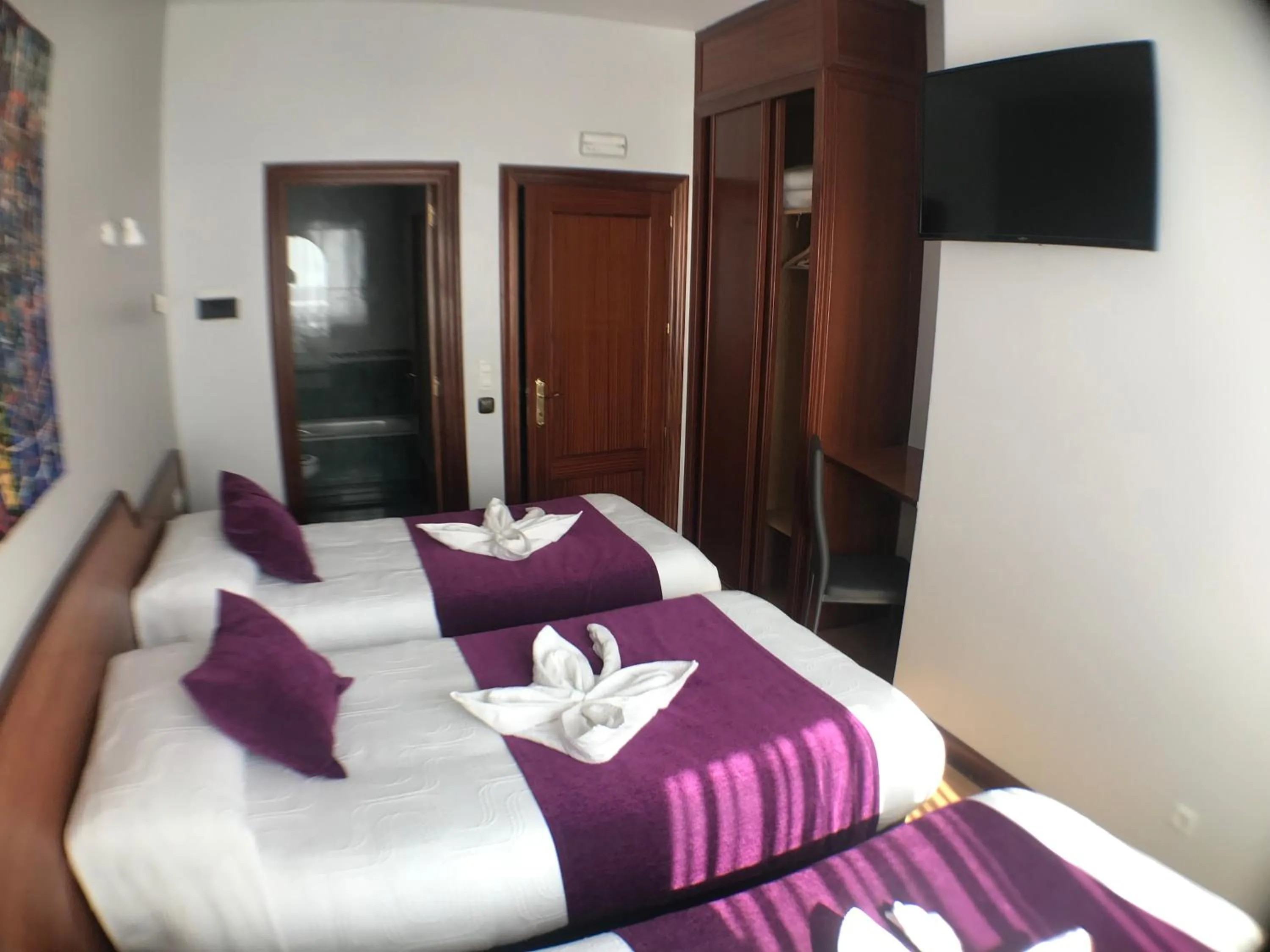 Bed in Pensión La Salve