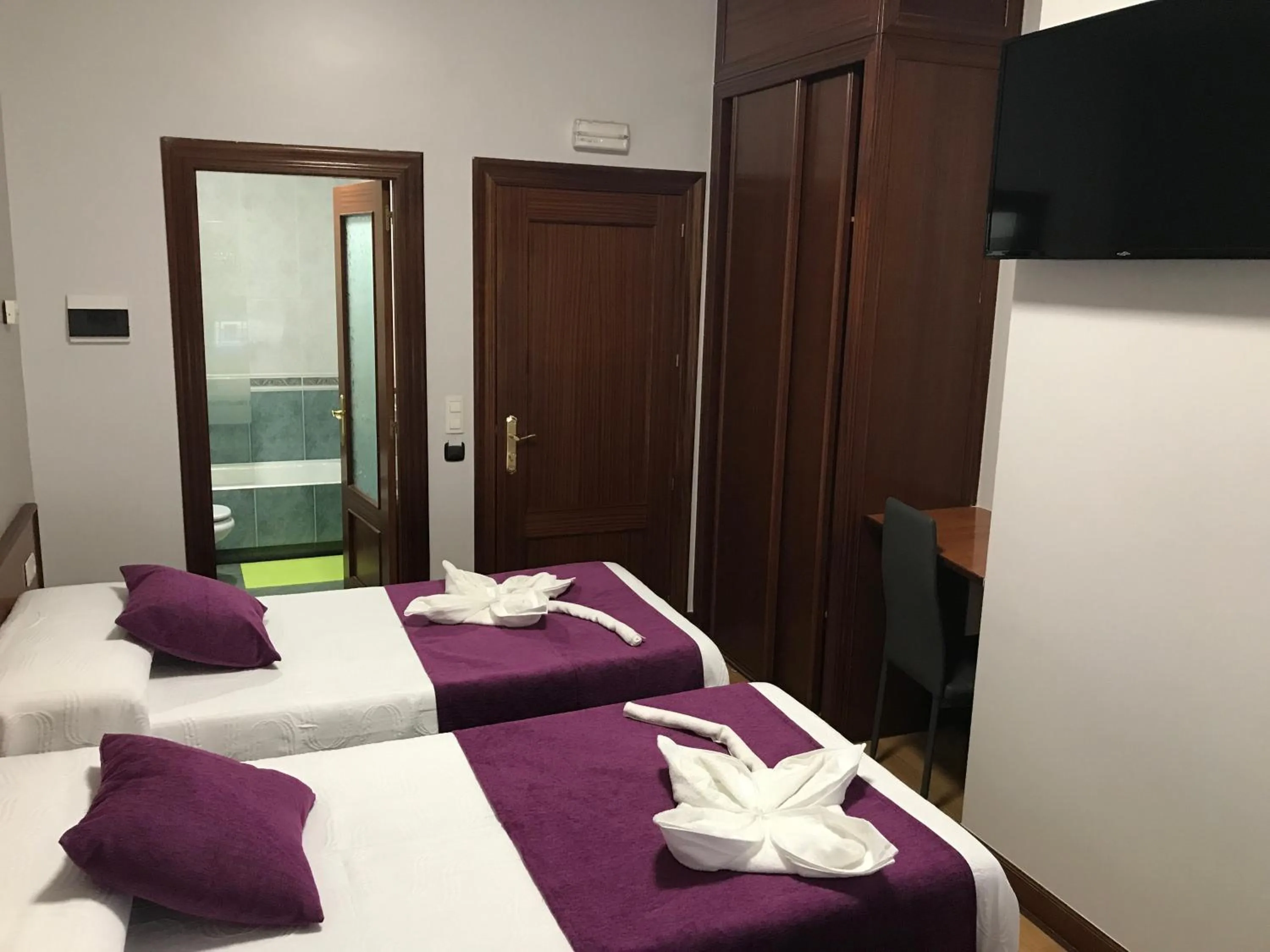 Bed in Pensión La Salve