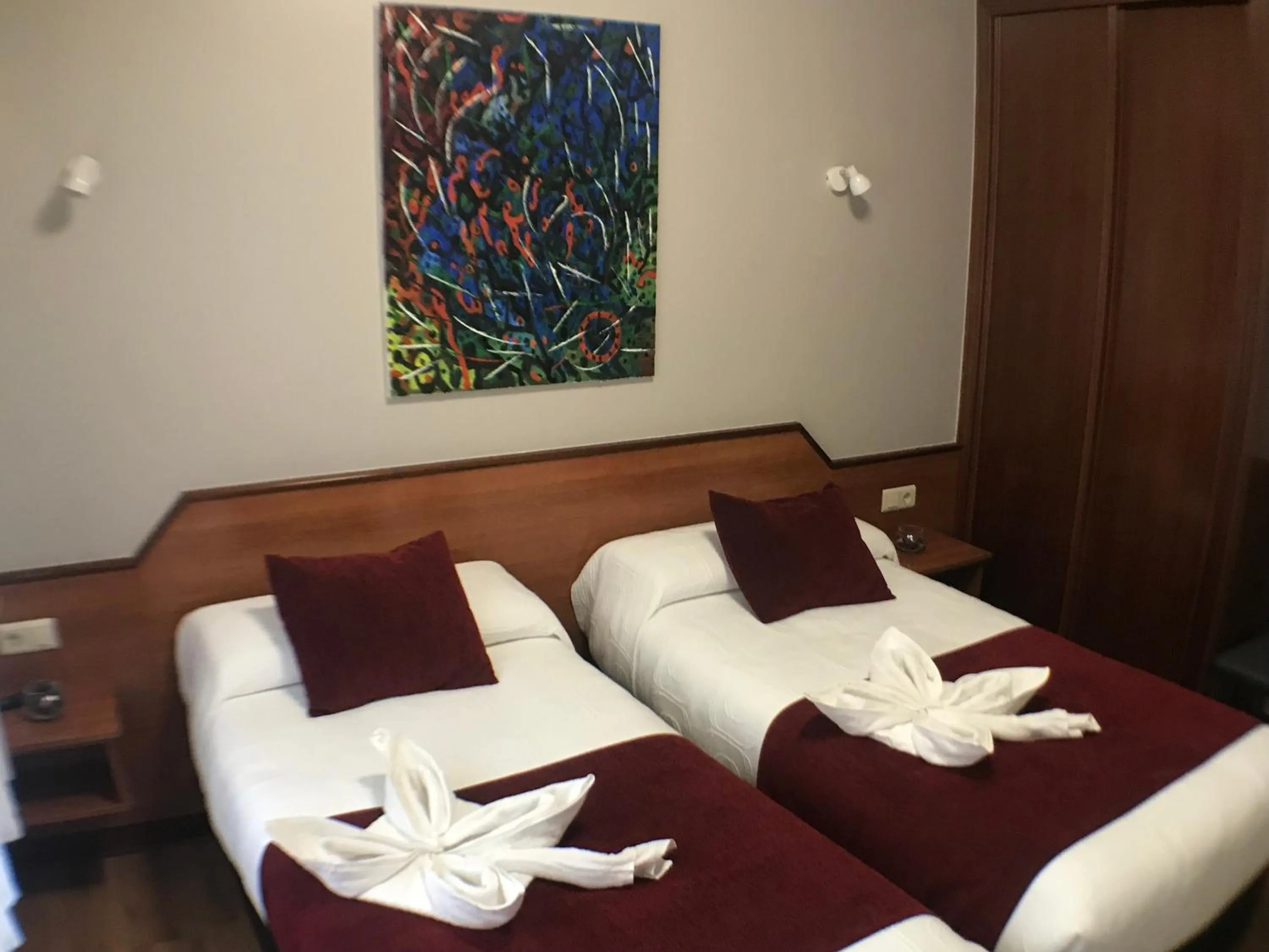 Bed in Pensión La Salve