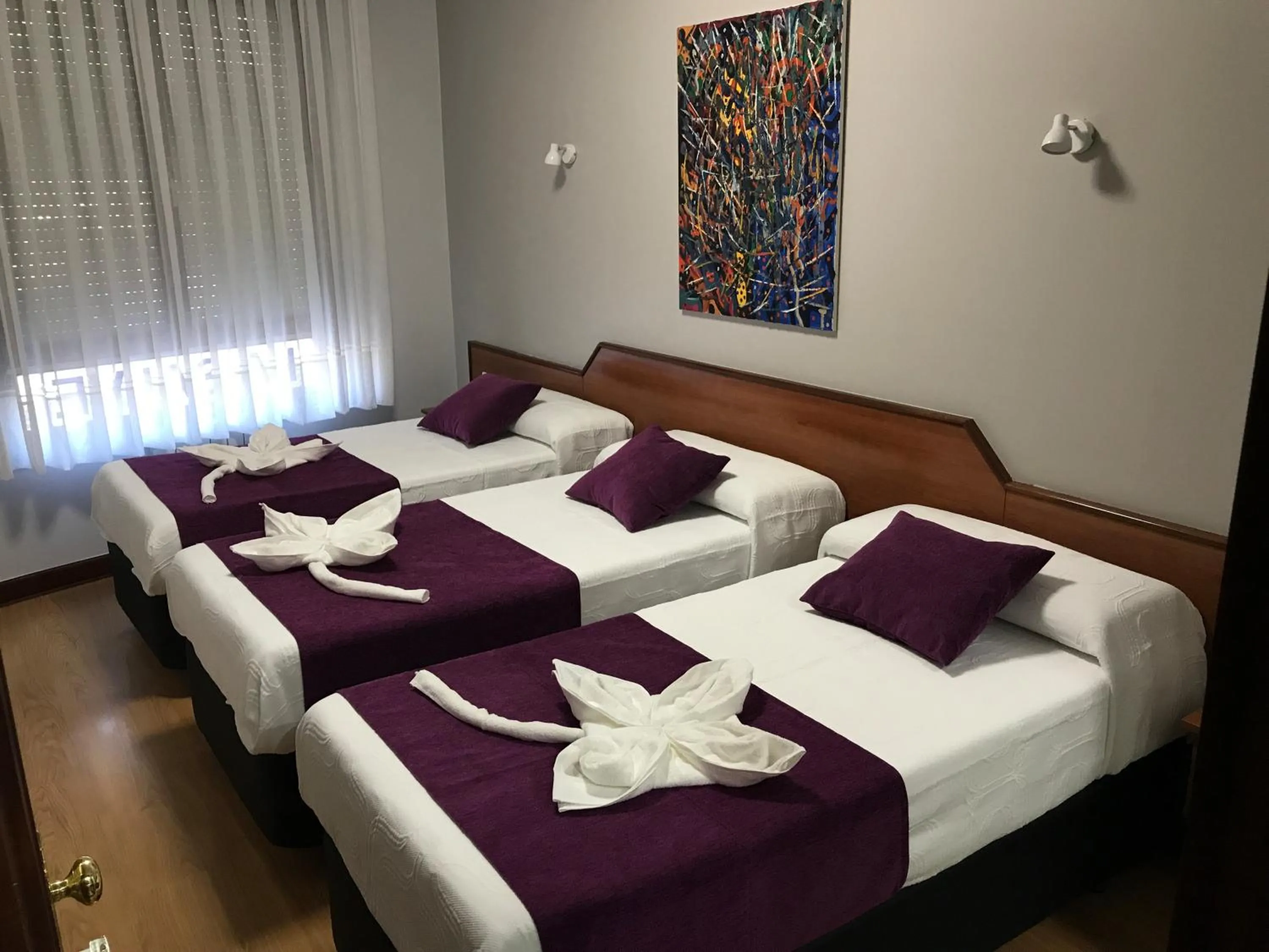 Bed in Pensión La Salve