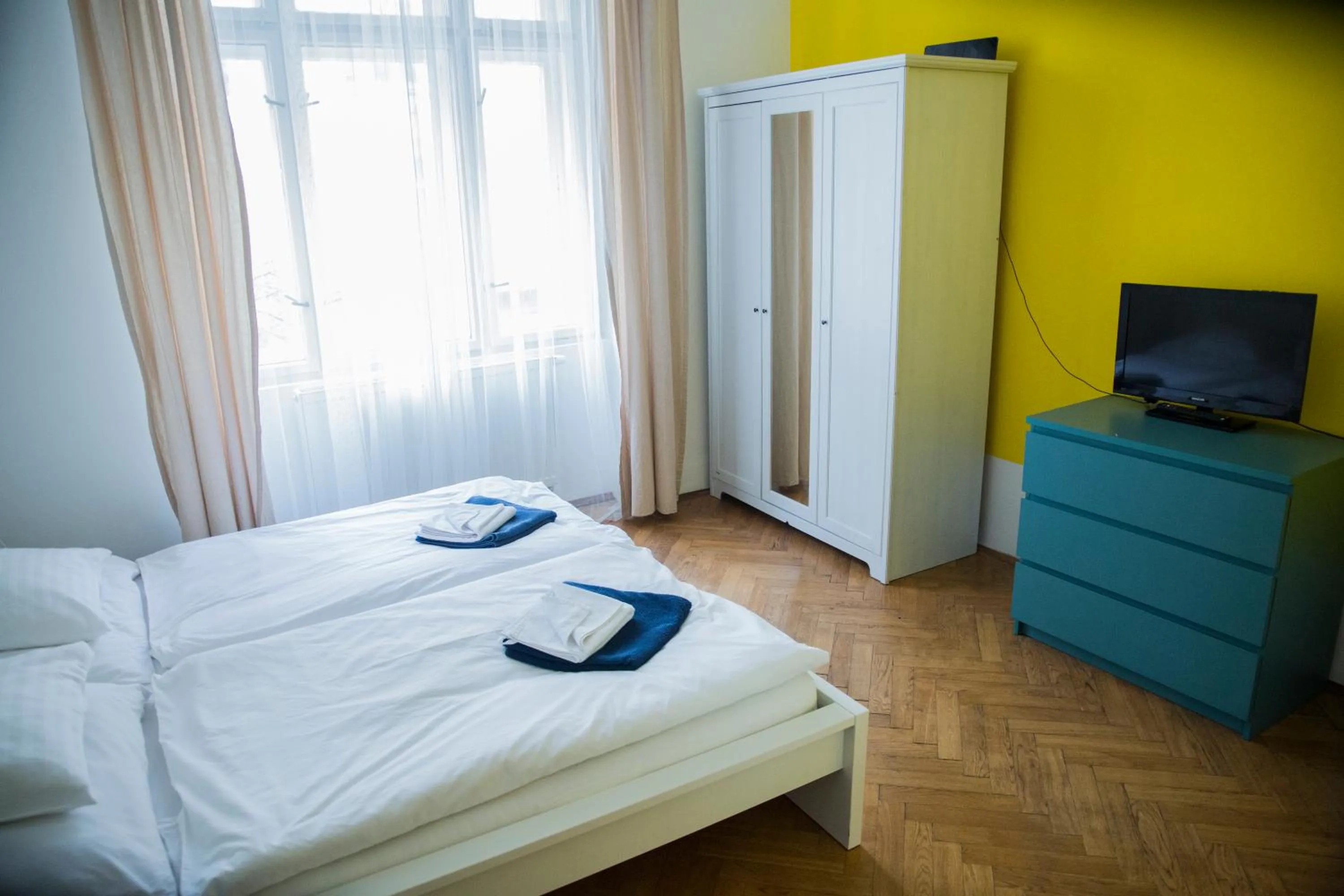 Bed in Budget Apartment